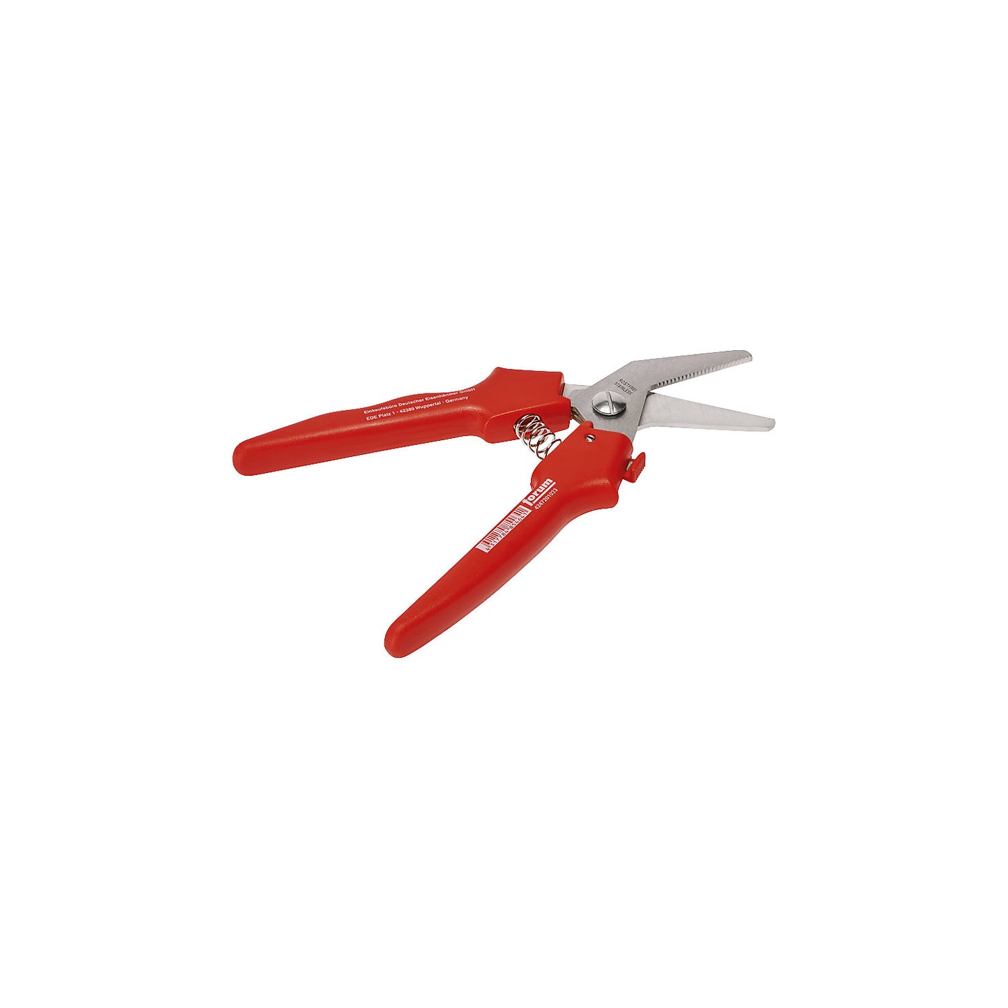 Scissors, for straps, width 190 mm.