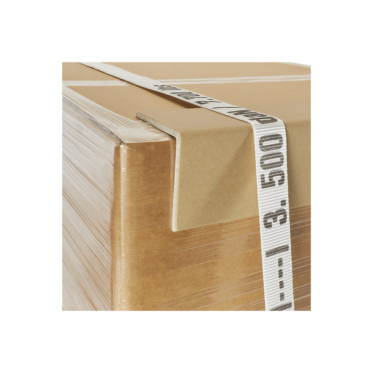 Extra strong edge protector, made of solid cardboard, min. 7 mm, side dimensions 100 x 100 mm, length 800 mm, pack of 22.