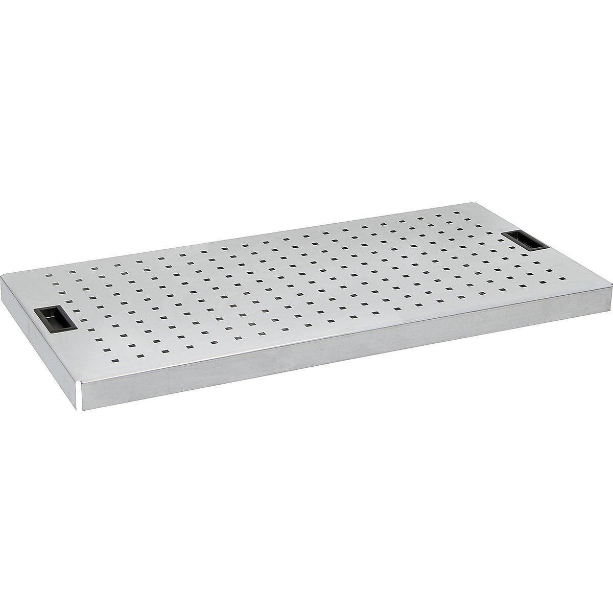 Perforated metal cover, WxD 1000 x 500 mm, for environmental cupboard.