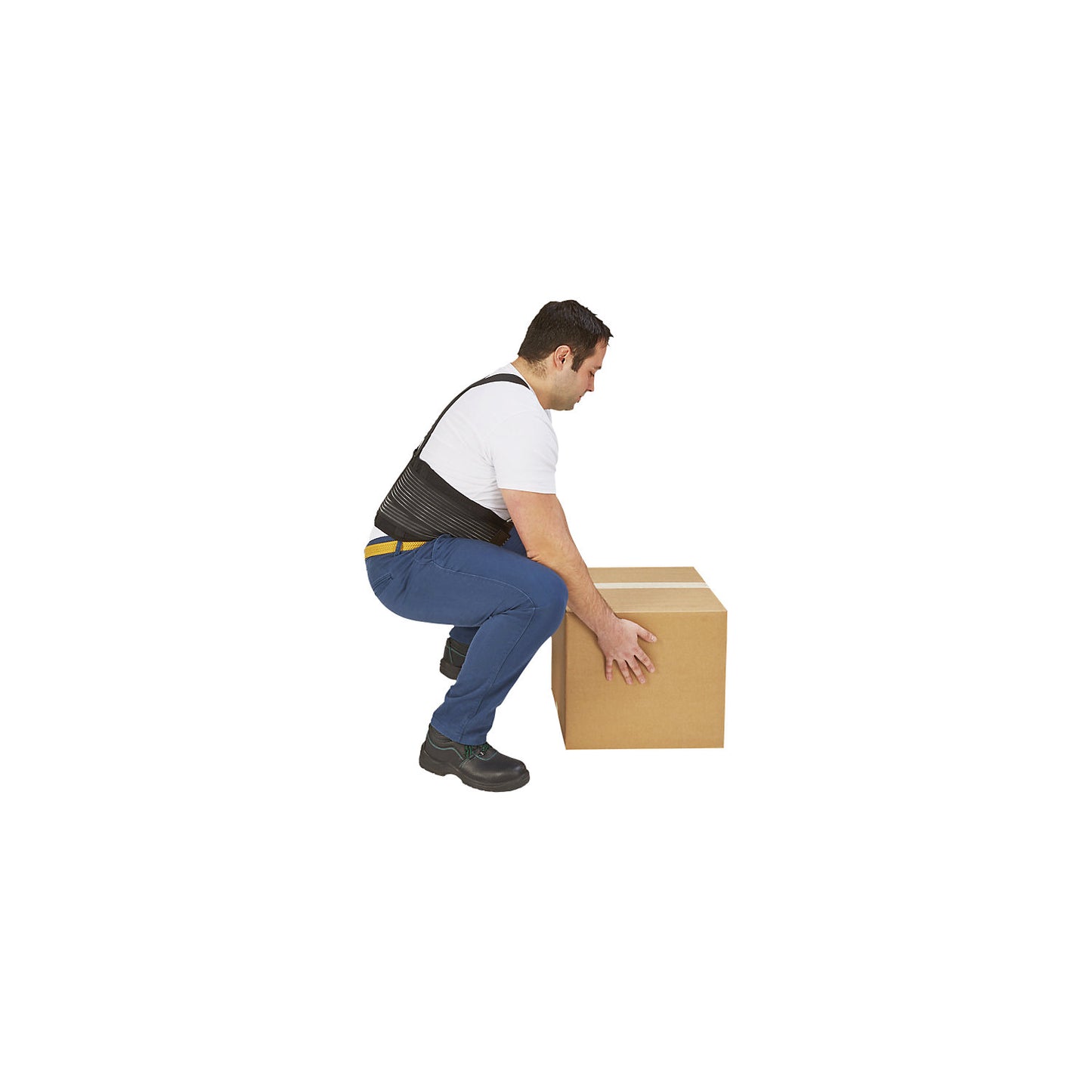 Premium back support brace, with suspenders, size M, circumference of waist 710 - 820 mm.