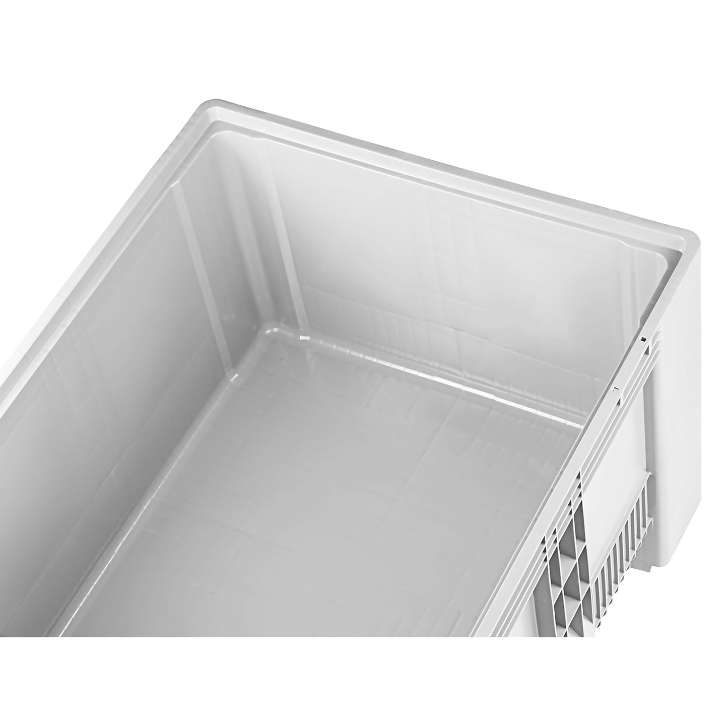 SB3 pallet box, capacity 610 l, closed, grey.