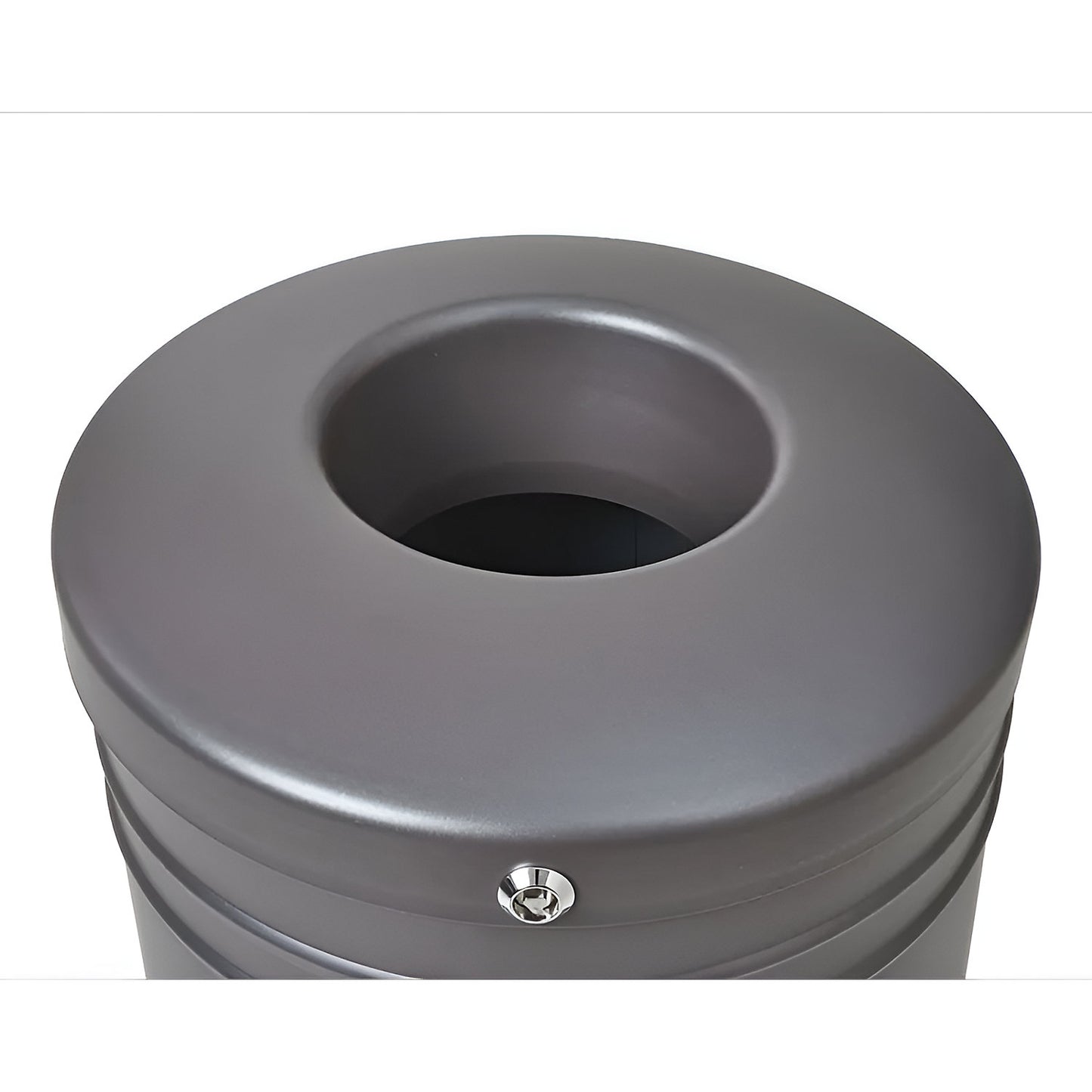 ESTEREL outdoor waste collector, capacity 40 l for wall mounting, grey.