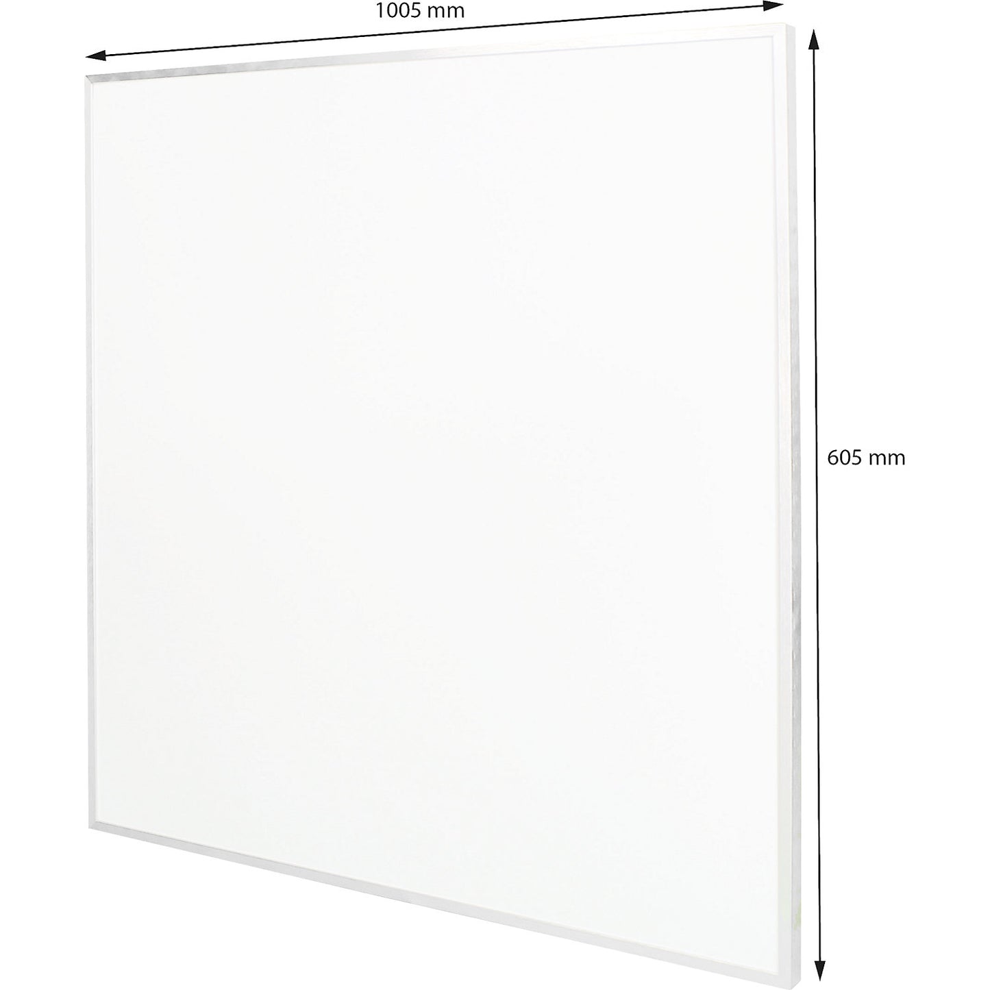 Infrared panel heater, with thermostat, 580 W, for room sizes up to 7 m².