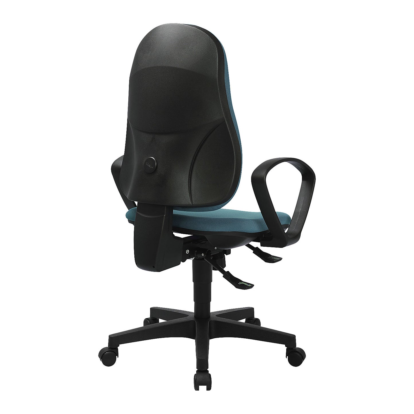 SUPPORT SY ergonomic swivel chair, with arm rests, synchronous mechanism, dark petrol.