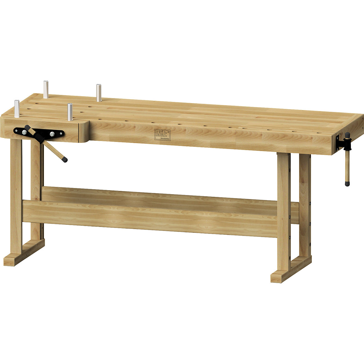 Professional planing bench, heavy-duty model, HxWxD 900 x 2080 x 850 mm.