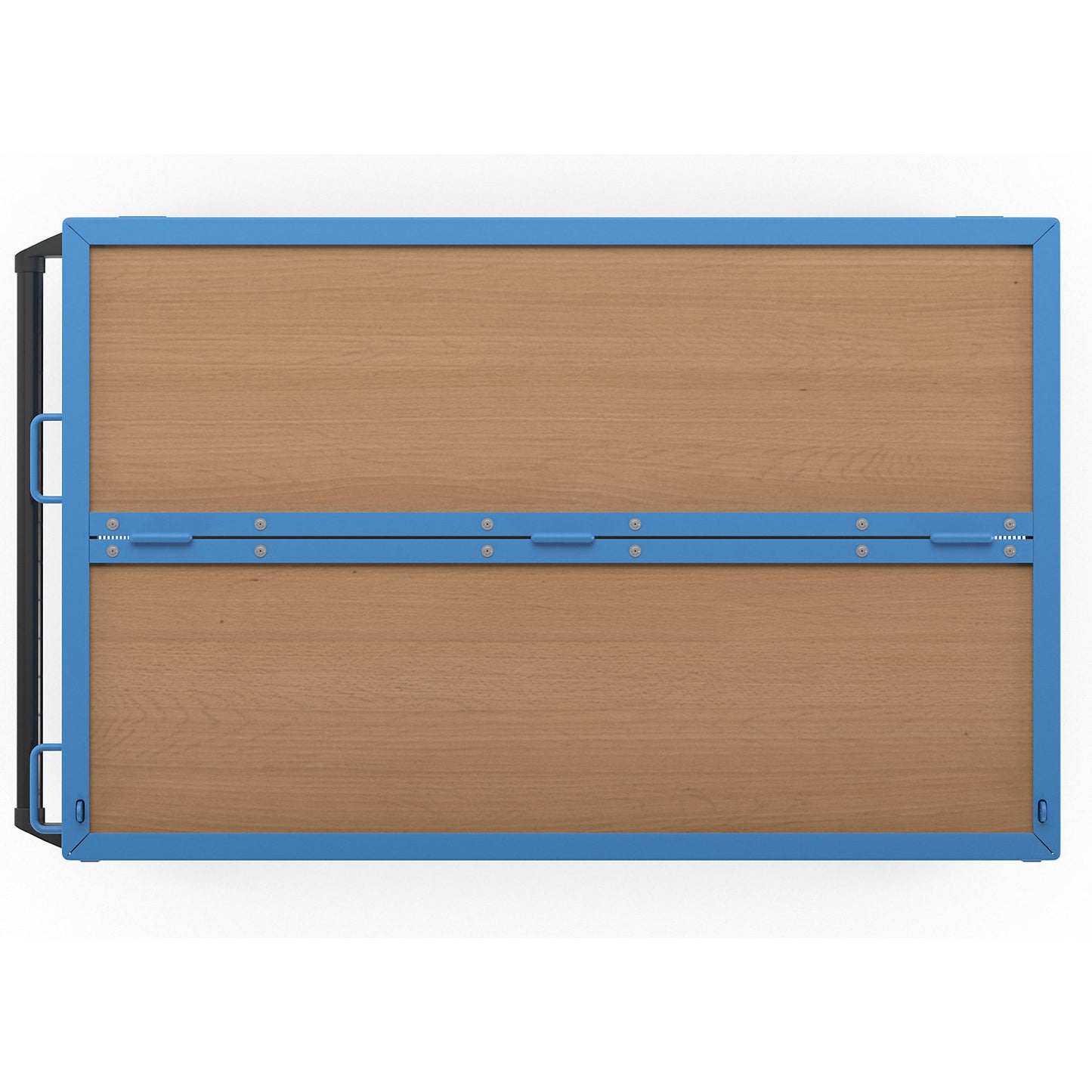 Container truck, walls made of steel mesh, with lid, LxW 1250 x 800 mm.