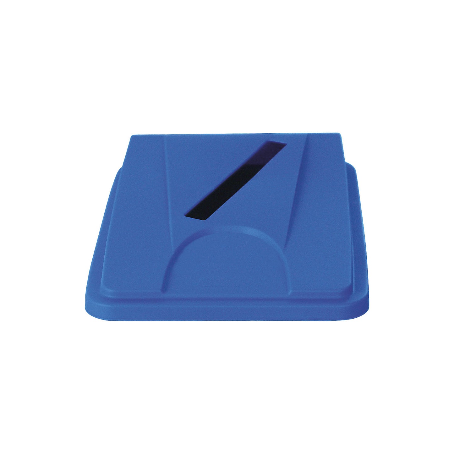 Lid, LxWxH 330 x 470 x 65 mm, blue, deposit slot.