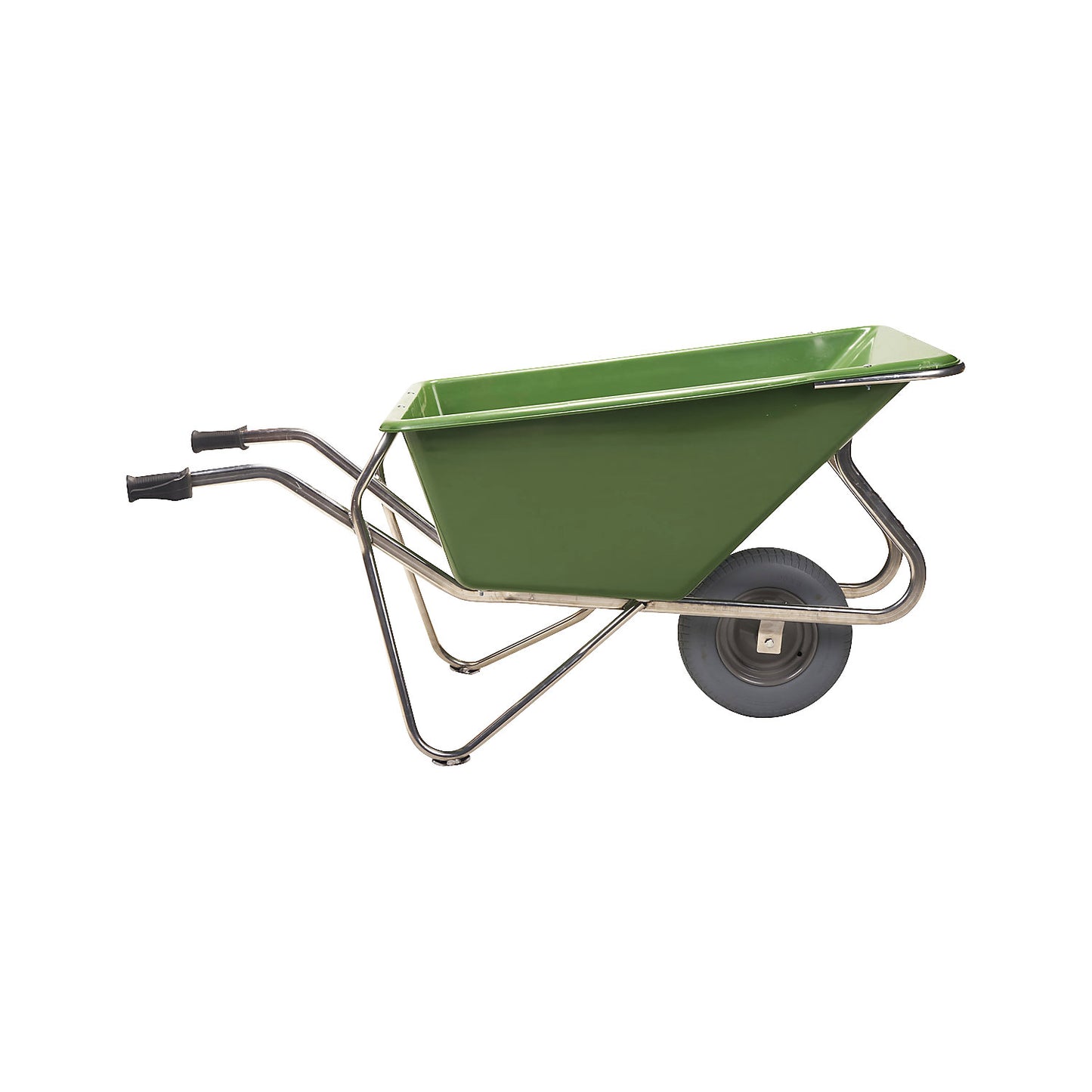 Agricultural wheelbarrow, capacity 160 l, polyurethane, puncture proof.