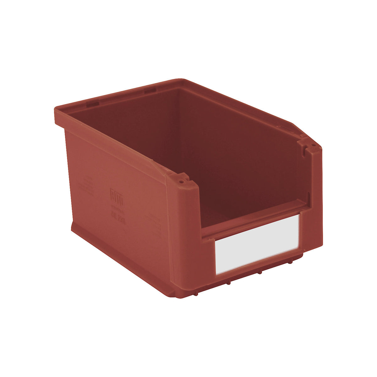 Open fronted storage bin, LxWxH 230 x 150 x 125 mm, pack of 20, red.