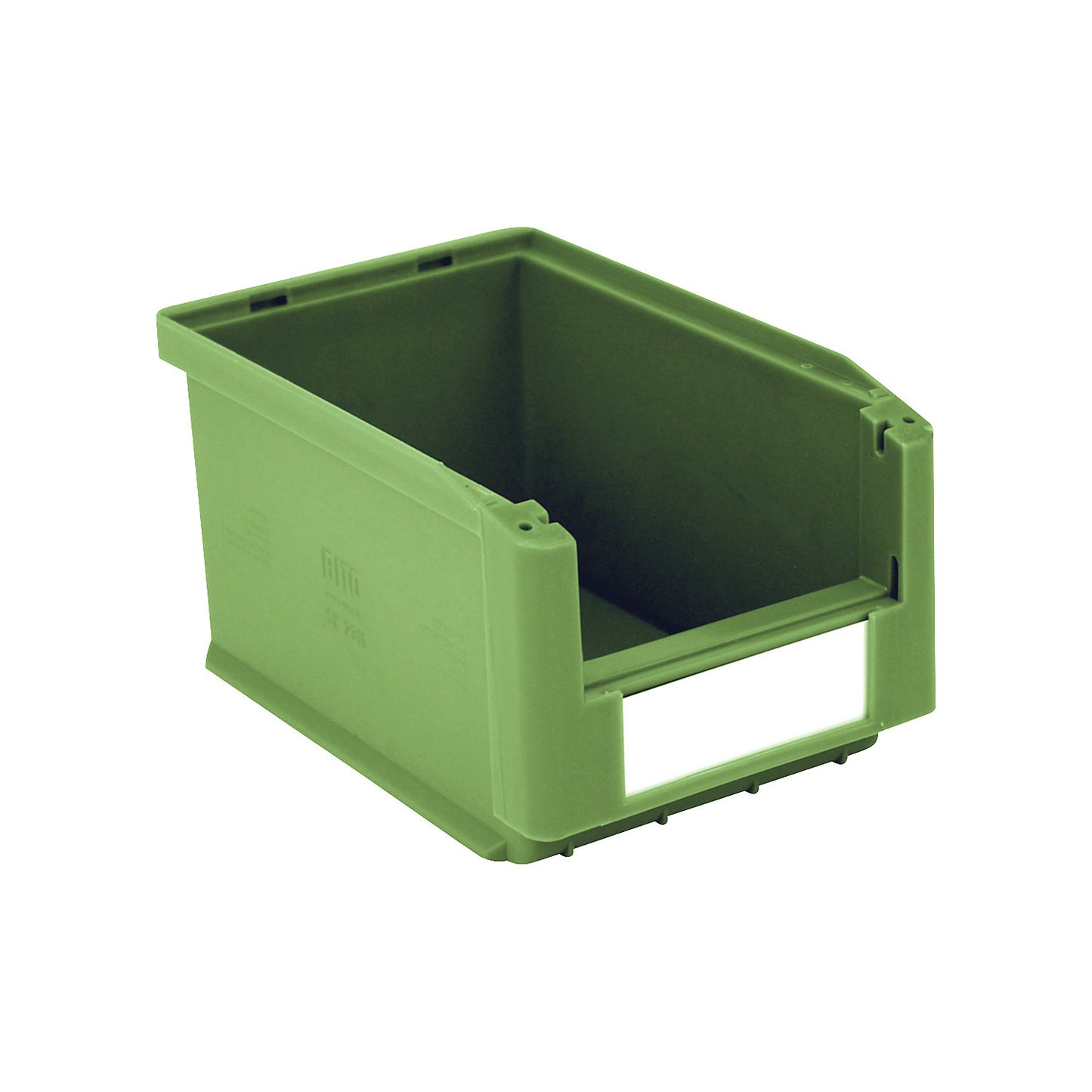 Open fronted storage bin, LxWxH 230 x 150 x 125 mm, pack of 20, green.