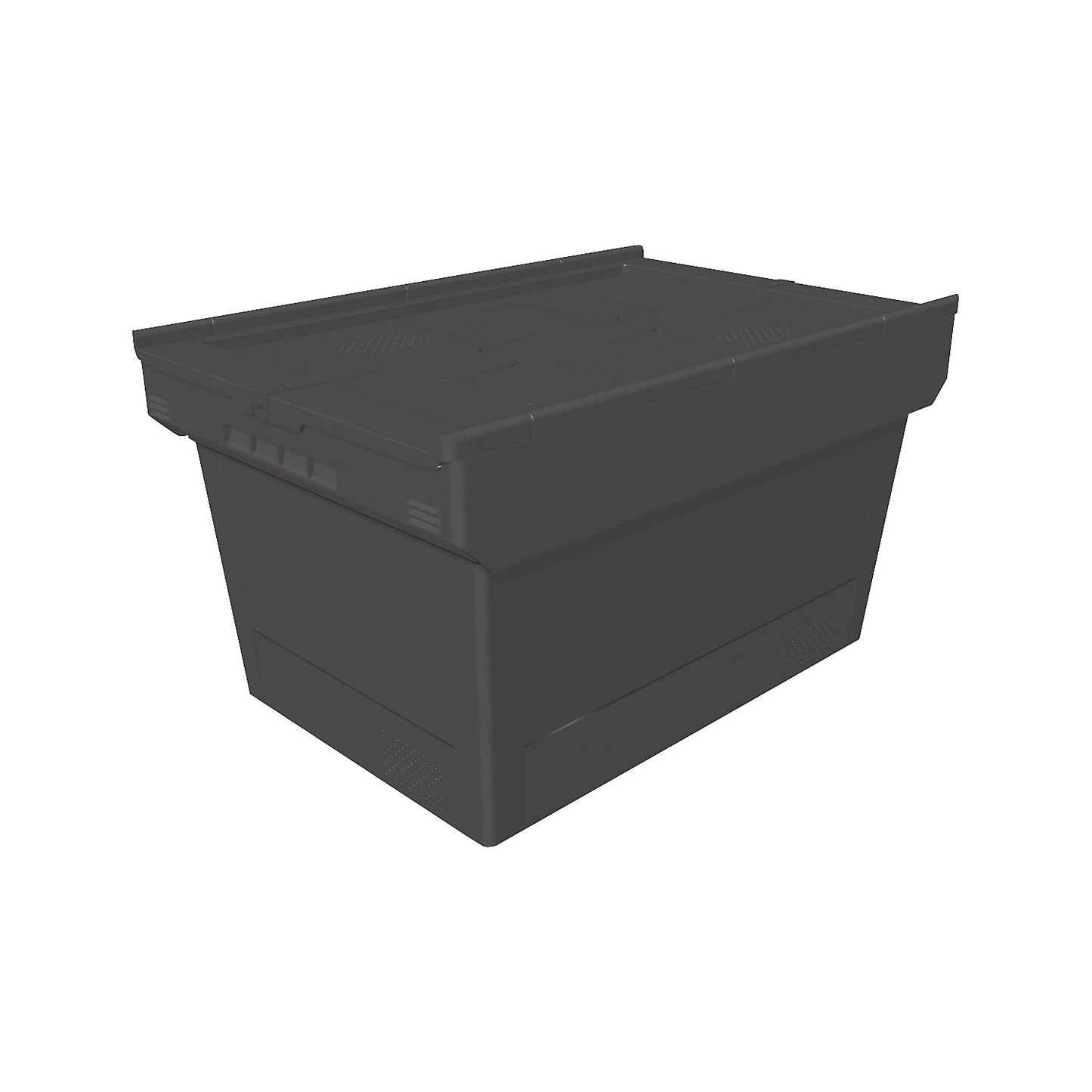 MB Eco reusable container, LxWxH 610 x 400 x 340 mm, black.