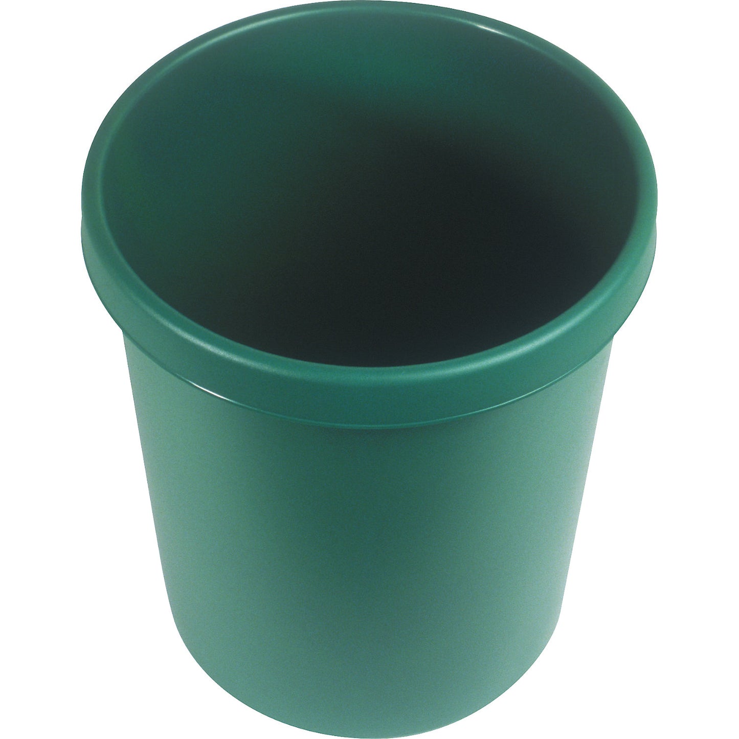Waste paper bin made of polythene, capacity 18 l, pack of 15, green.