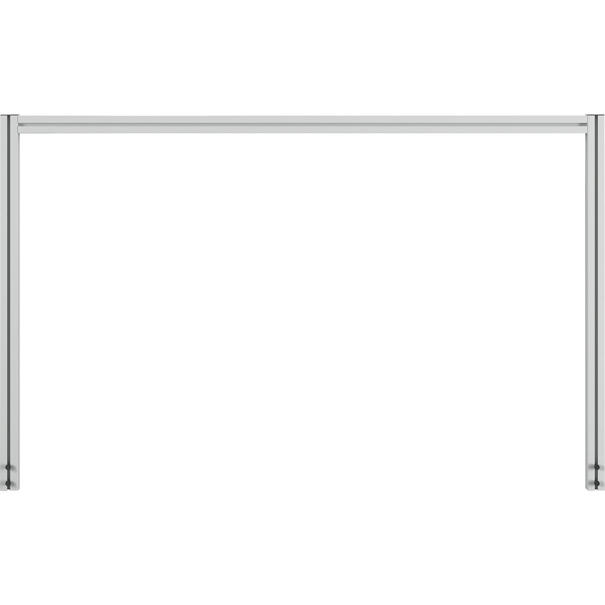Table support set, made of aluminium profiles, HxWxD 930 x 1500 x 45 mm.