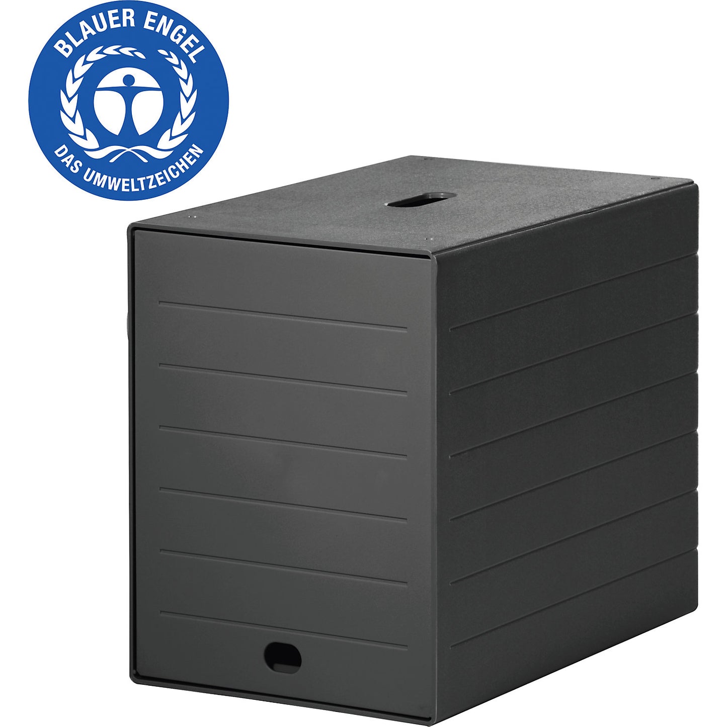 IDEALBOX PLUS 7 drawer box, HxWxD 322 x 250 x 365 mm, charcoal.