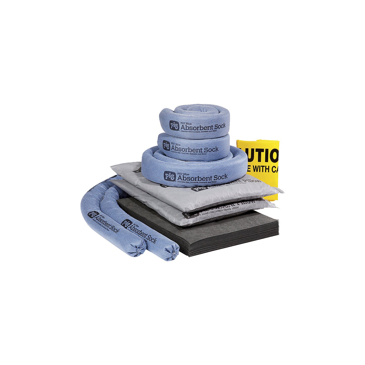 Refill pack for safety drum, universal version, absorbs 46 l.