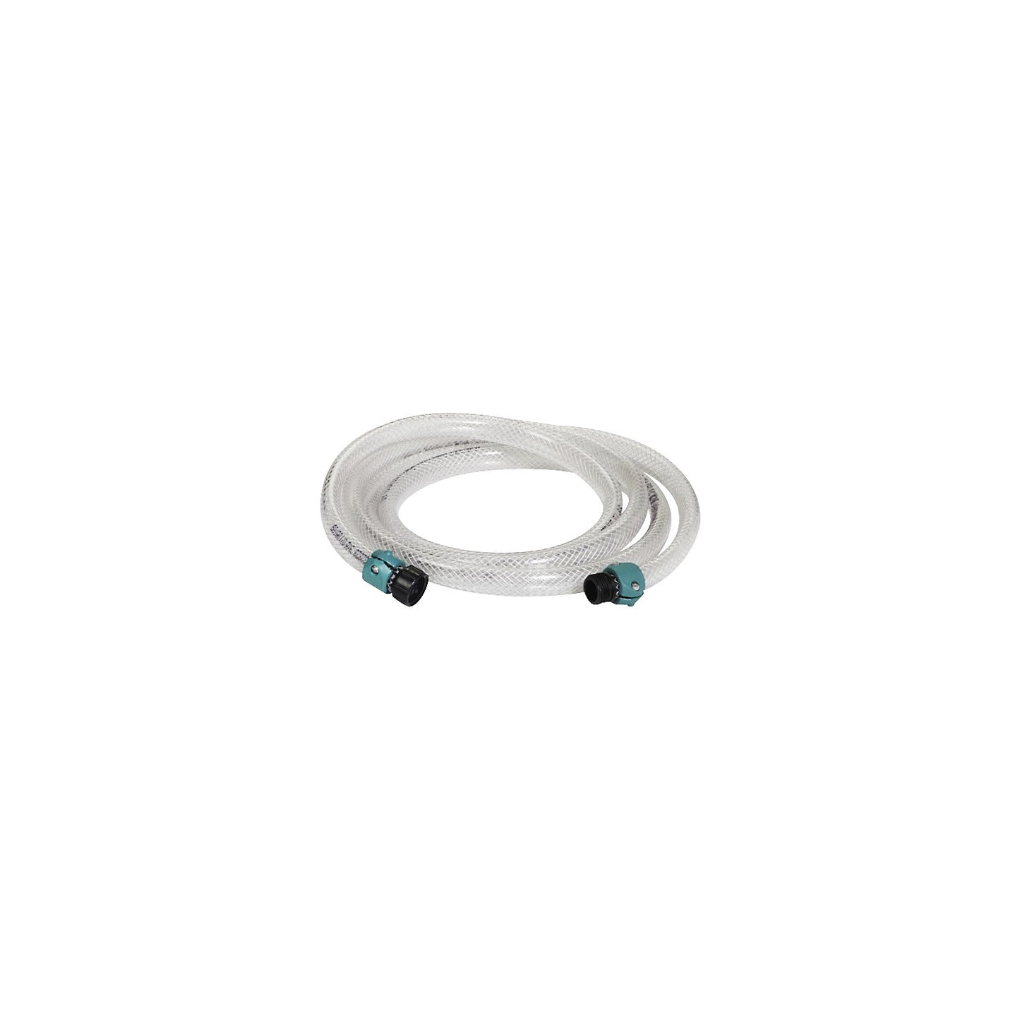 Drainage hose, reinforced, transparent, length 3050 mm.