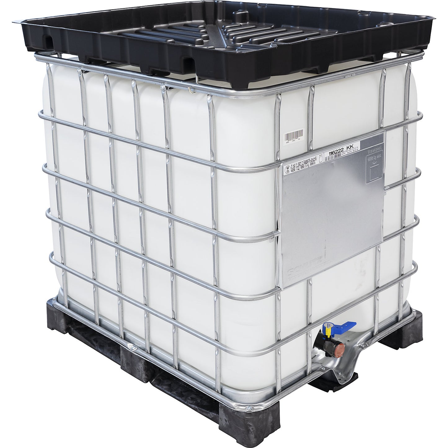 IBC funnel XL, made of PE, capacity 50 l, drainage hole Ø 150 mm.