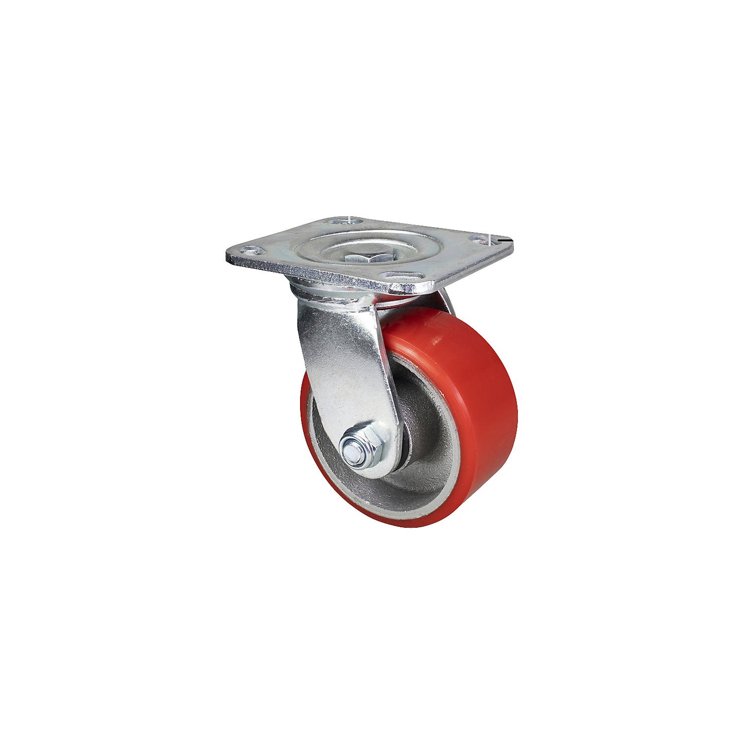 Heavy duty swivel castors for transport equipment, wheel Ø 100 mm, pack of 2, swivel castor.