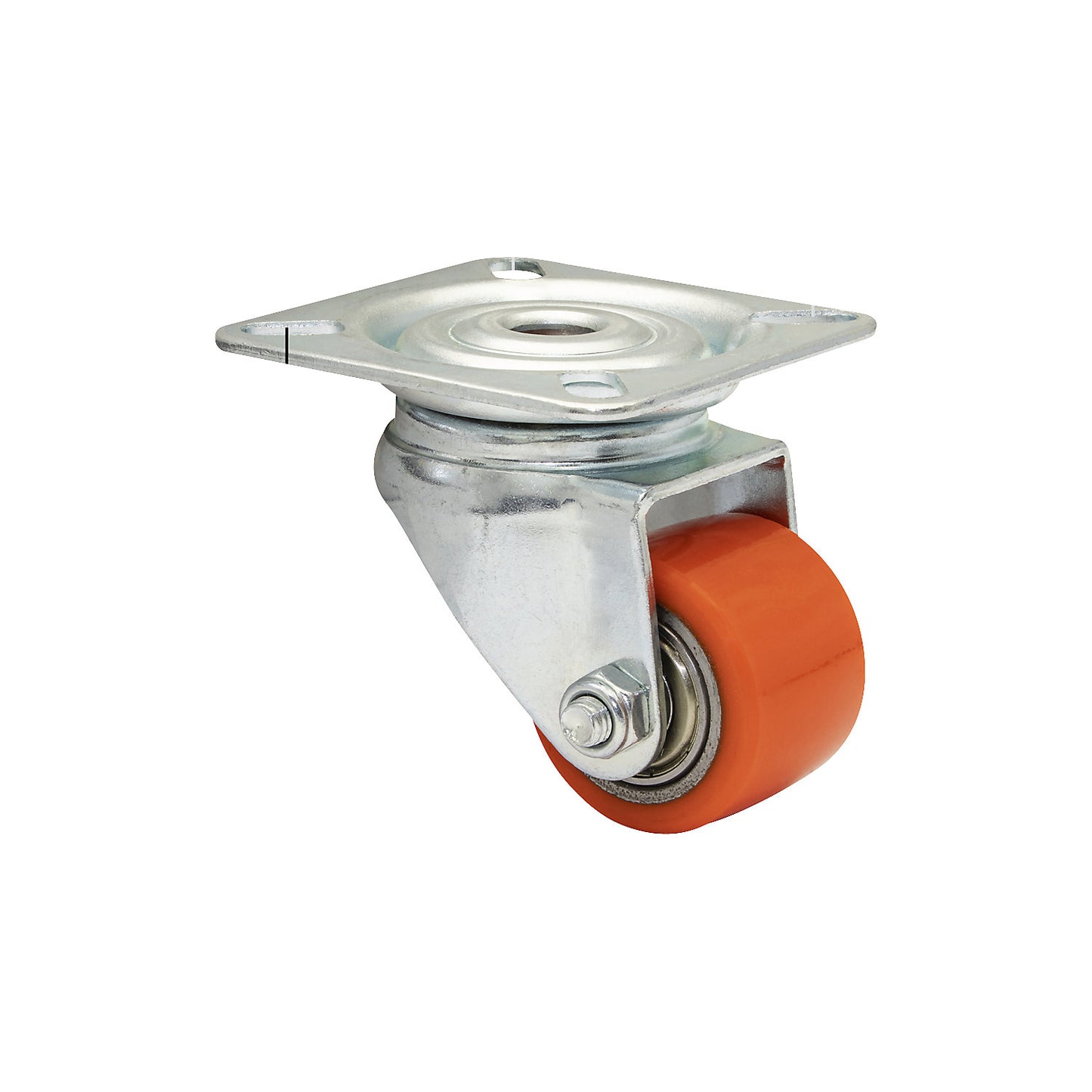 MINI swivel castors for transport equipment, wheel Ø 35 mm, pack of 4, swivel castor.