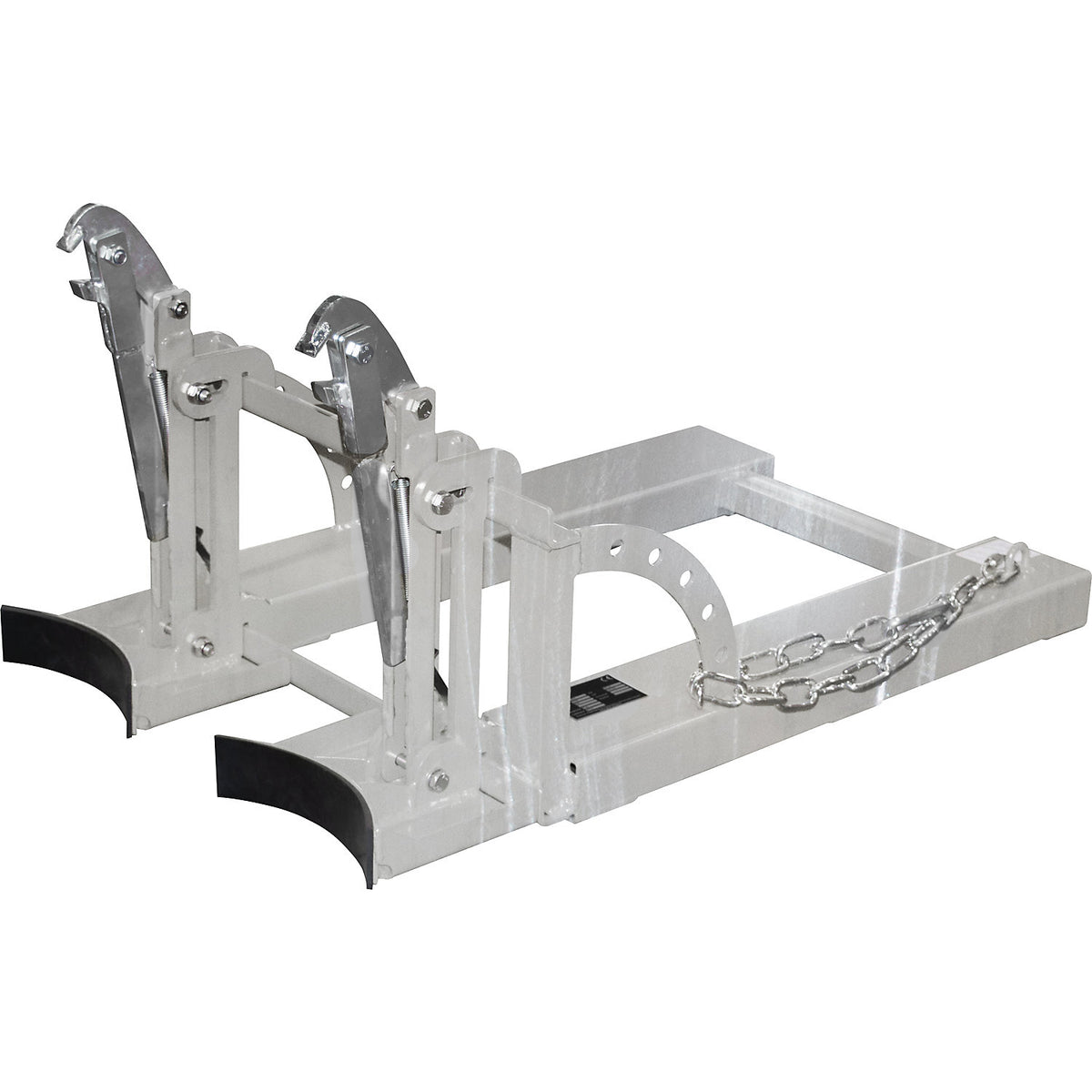 Drum lifter, for 2 x 60 l bung drums, zinc plated.