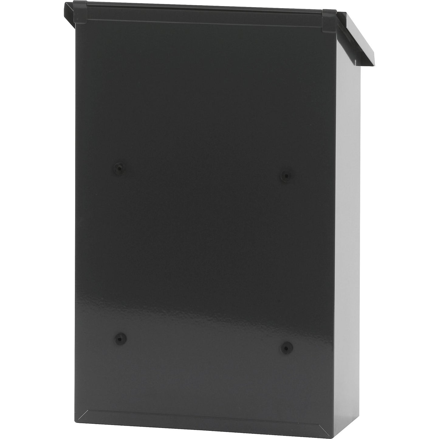 Standard letter box, sheet steel, powder coated, charcoal RAL 7016.