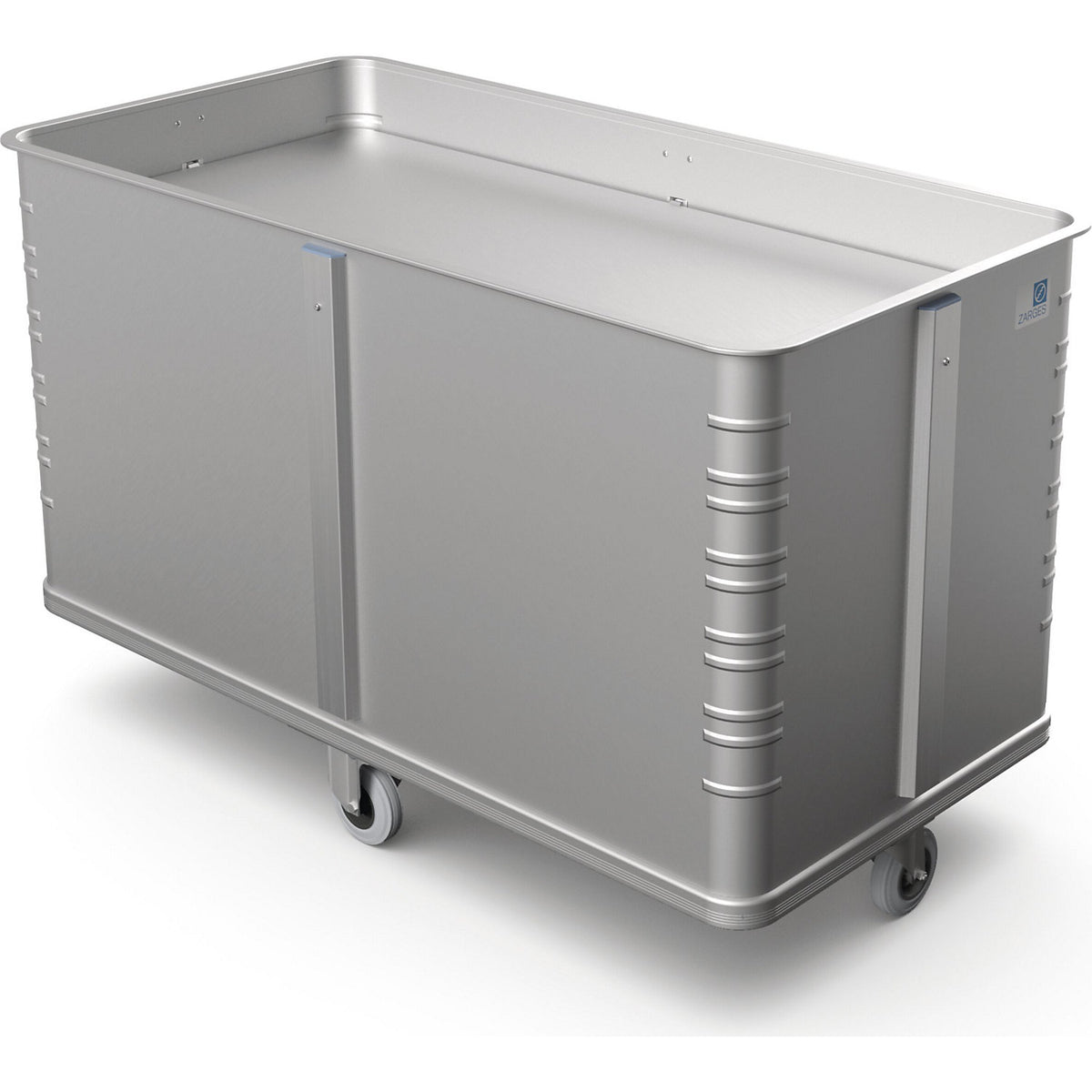 W162 spring loaded truck, aluminium, anodised, LxWxH 1458 x 748 x 907 mm.