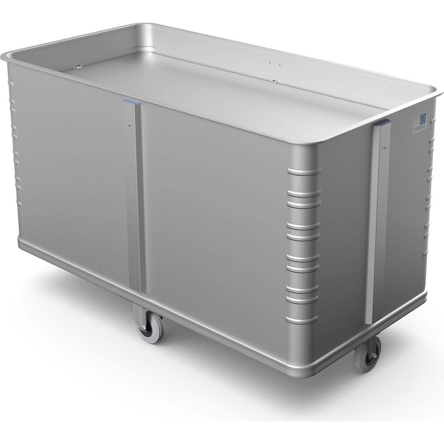 W162 spring loaded truck, aluminium, anodised, LxWxH 1458 x 748 x 907 mm.