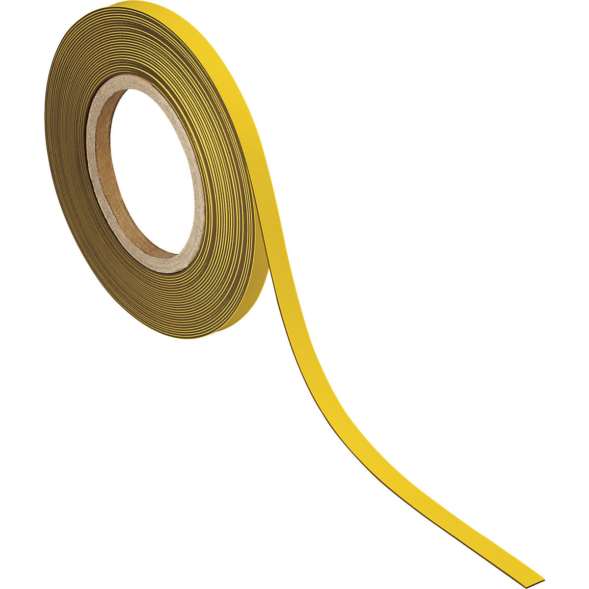 Labelling tape, magnetic, LxW 10000 x 10 mm, pack of 2, yellow.