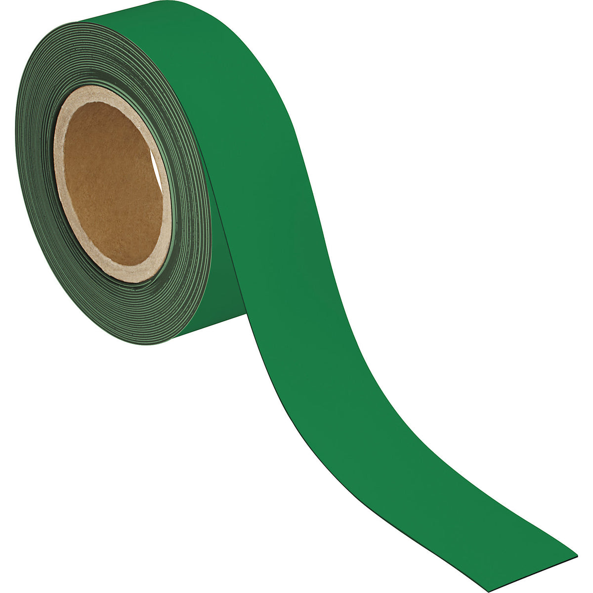 Labelling tape, magnetic, LxW 10000 x 50 mm, pack of 2, green.