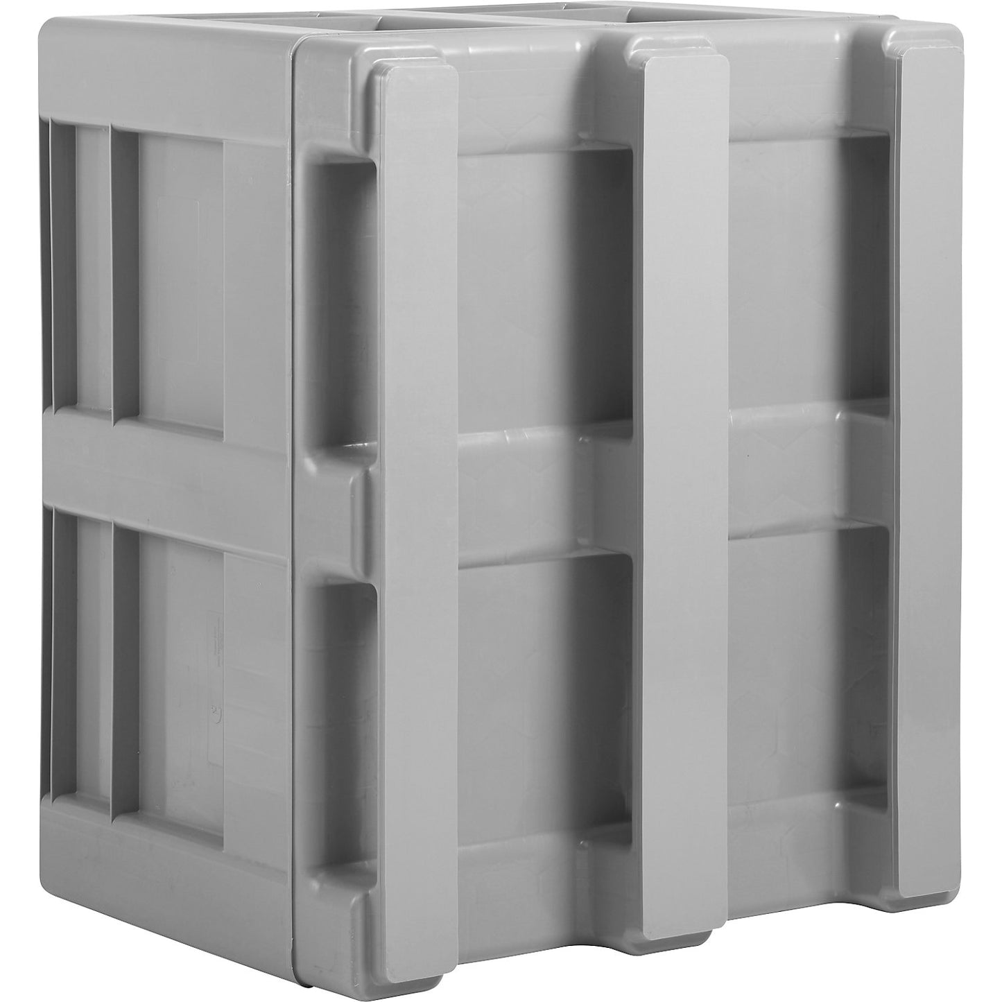 HB3 hygienic pallet box, capacity 580 l, grey.