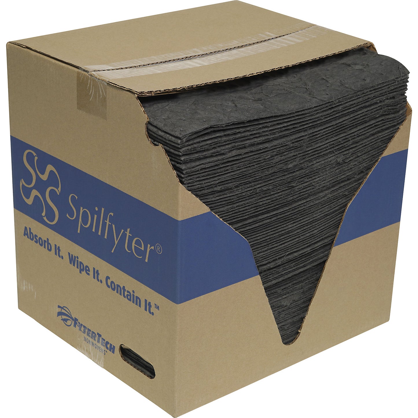 Sustayn™ universal absorbent sheeting, cloths, pack of 100, grey.