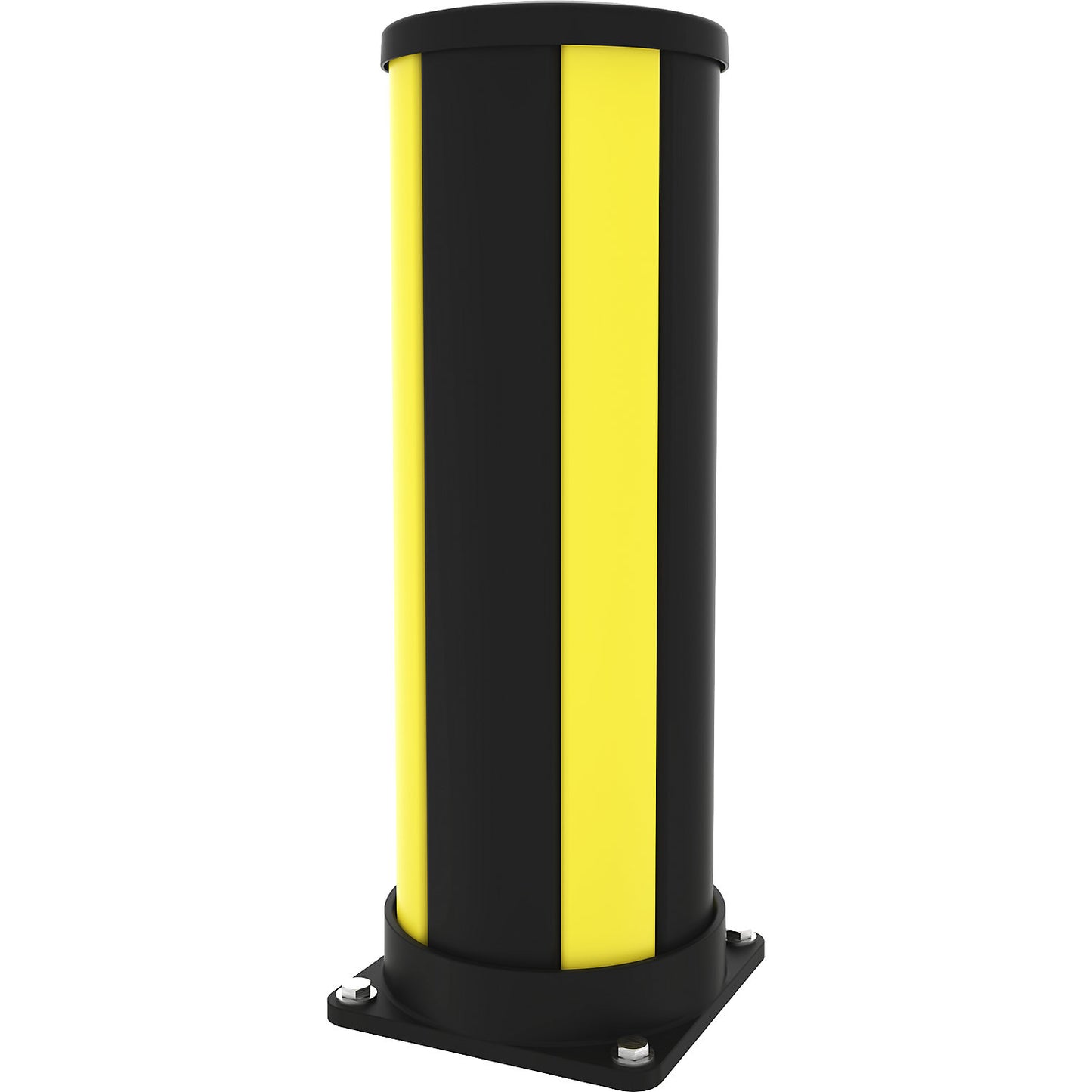 X-Protect crash protection bollard, floor anchoring, height 610 mm.