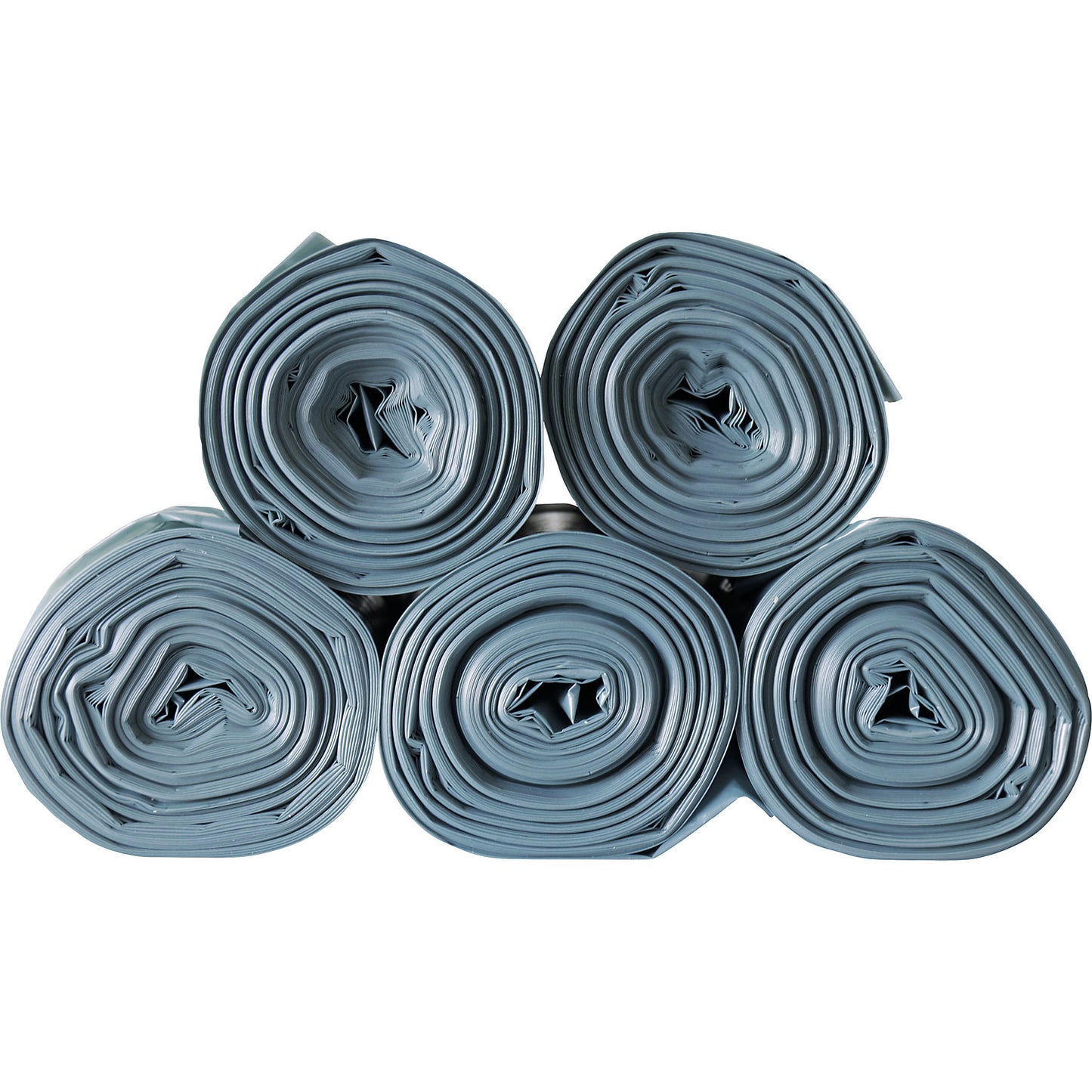 BONTON waste bags, 70 l, 50 µm, WxL 580 x 1020 mm, pack of 300, grey, 15 rolls, 20 bags/roll.