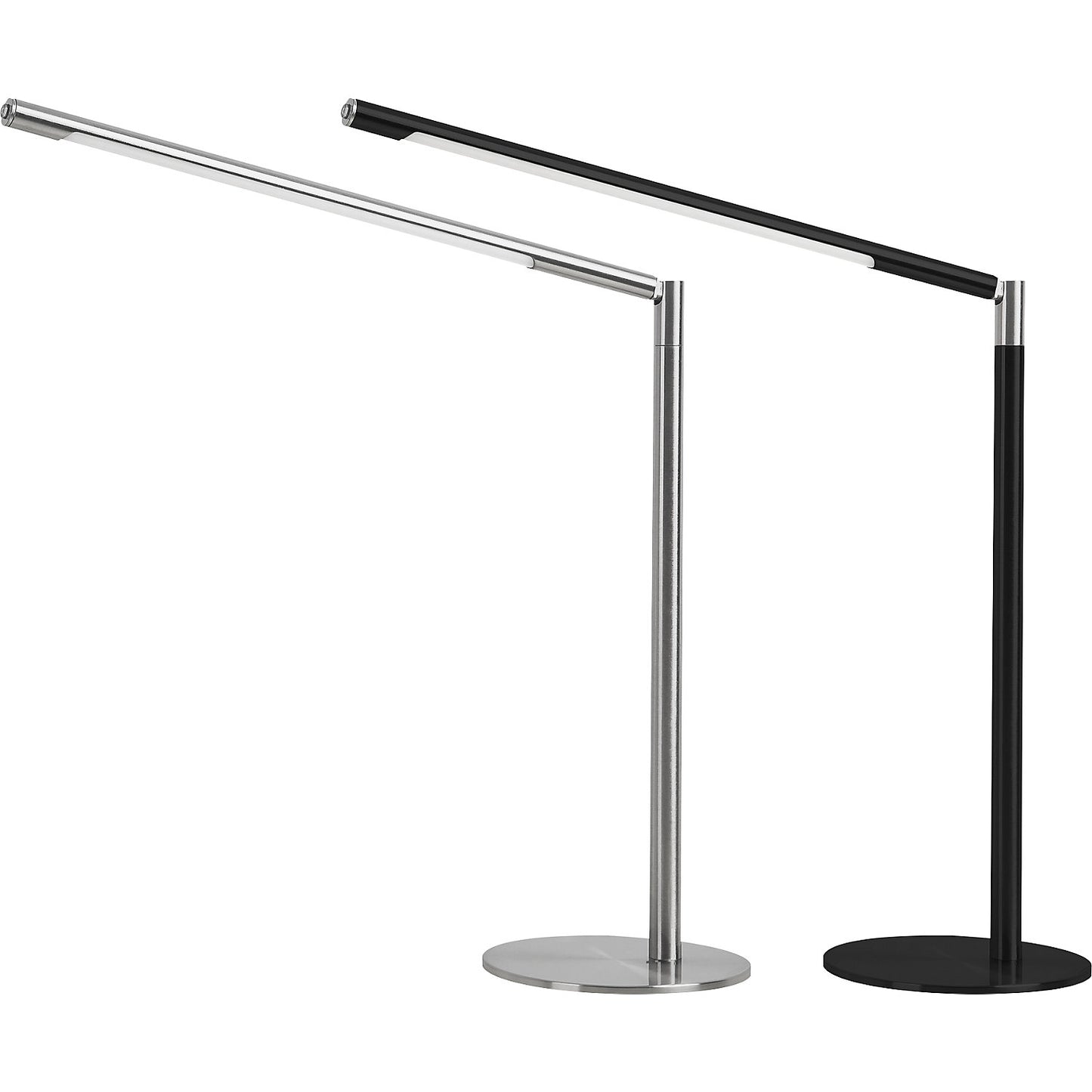AURA LED table lamp, dimmable, with stand, black, 400 lm.