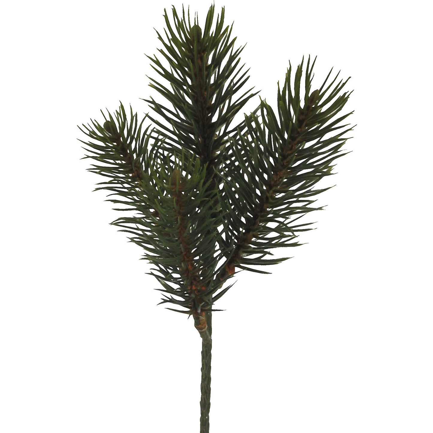 Fir branch, 48 pieces in a set, overall height 240 mm.