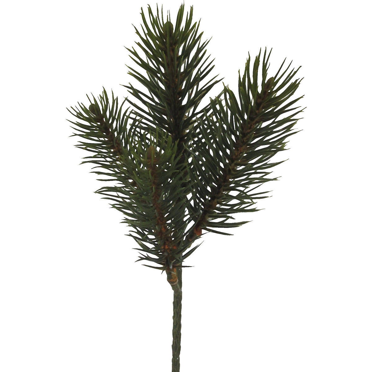 Fir branch, 48 pieces in a set, overall height 240 mm.