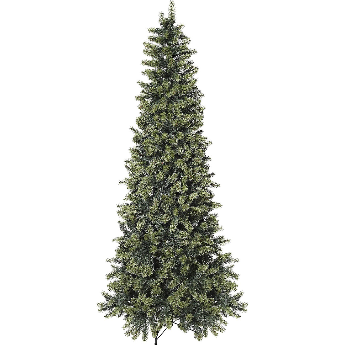 Fir tree, slim, PVC free, stand included, overall height 1500 mm.