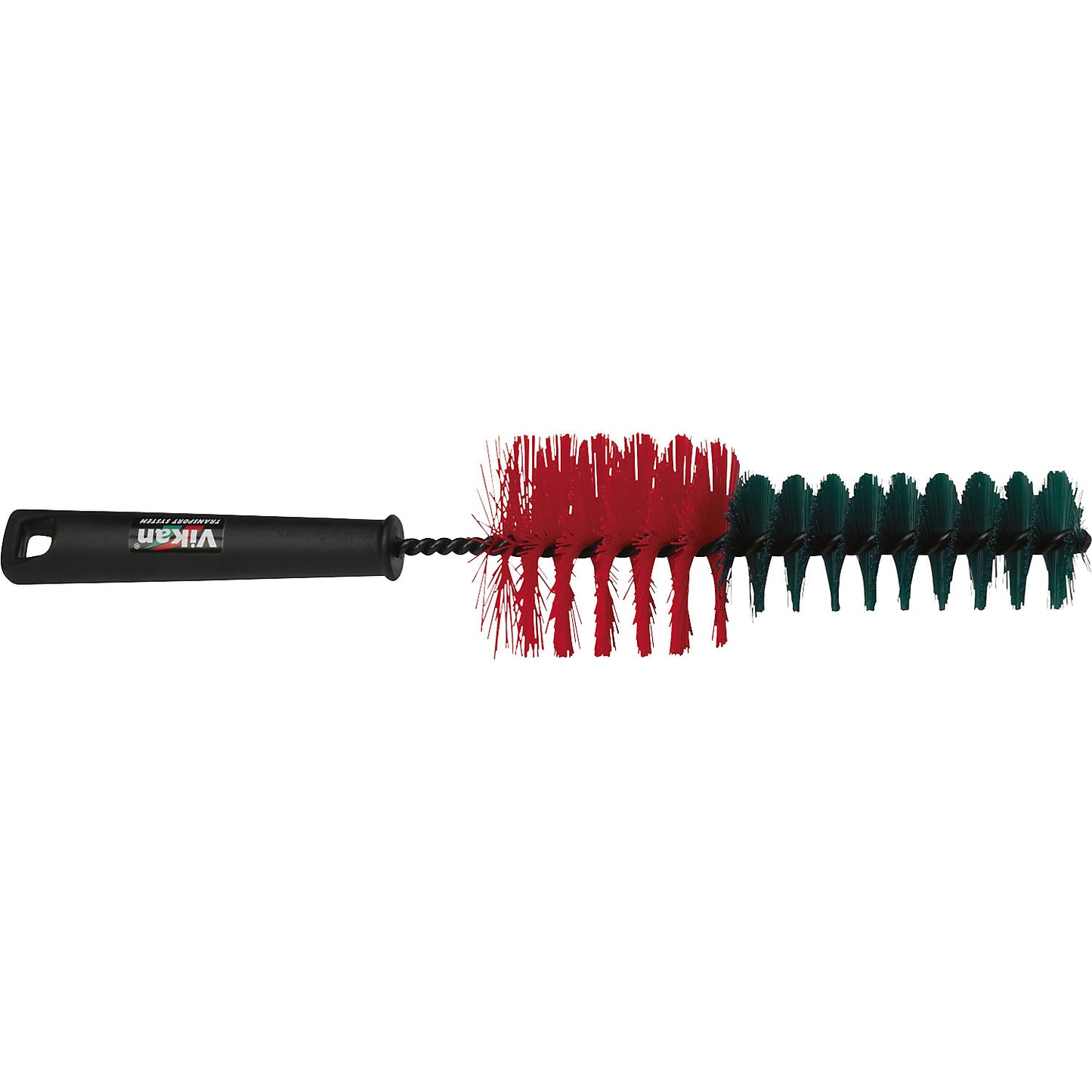Car brush set, pack of 6 sets of 3 brushes, black.
