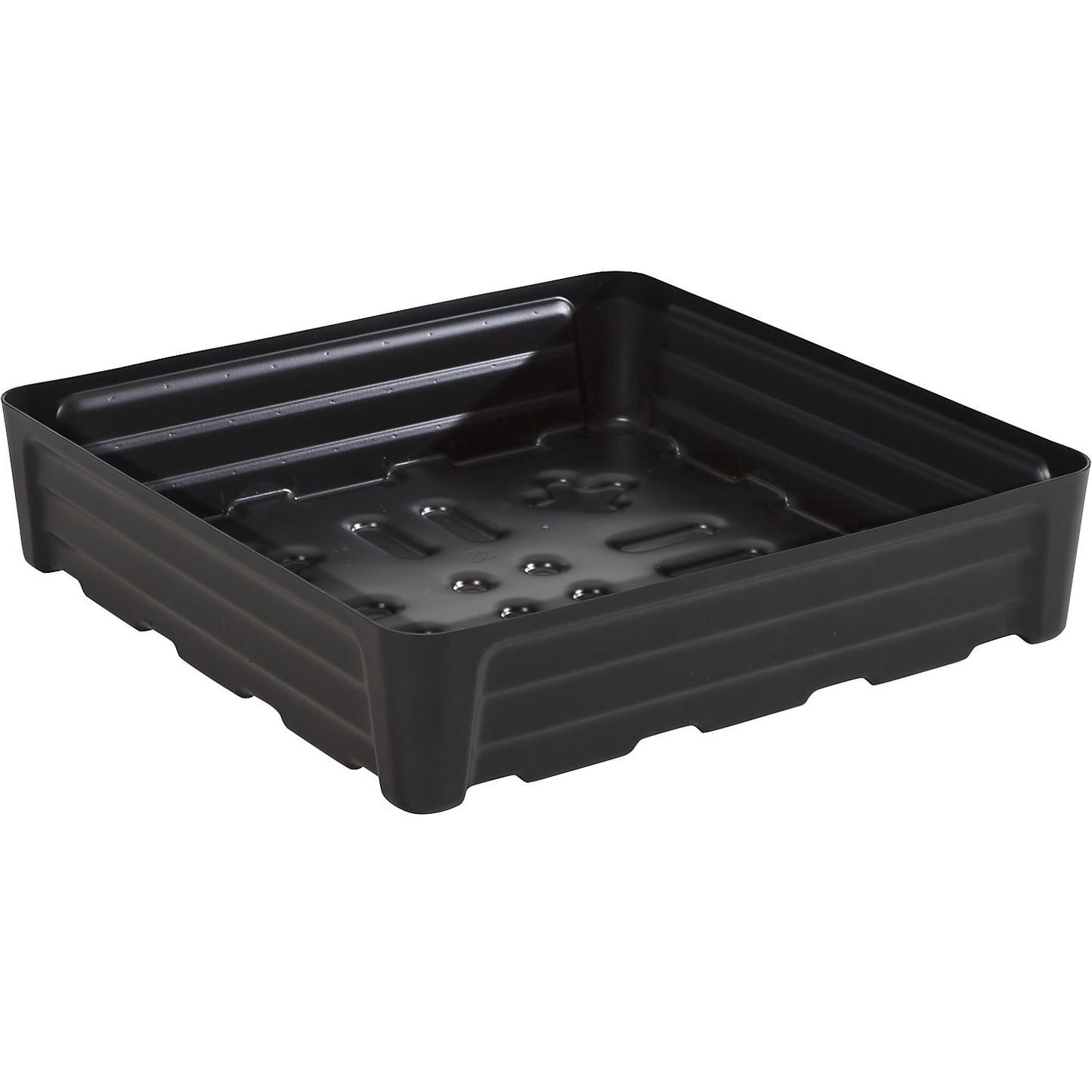 PE sump tray for small containers, without grate, collection capacity 80 l.