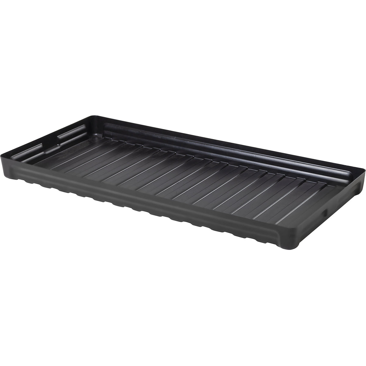 PE small container shelf sump tray, with certification, collection capacity 40 l.