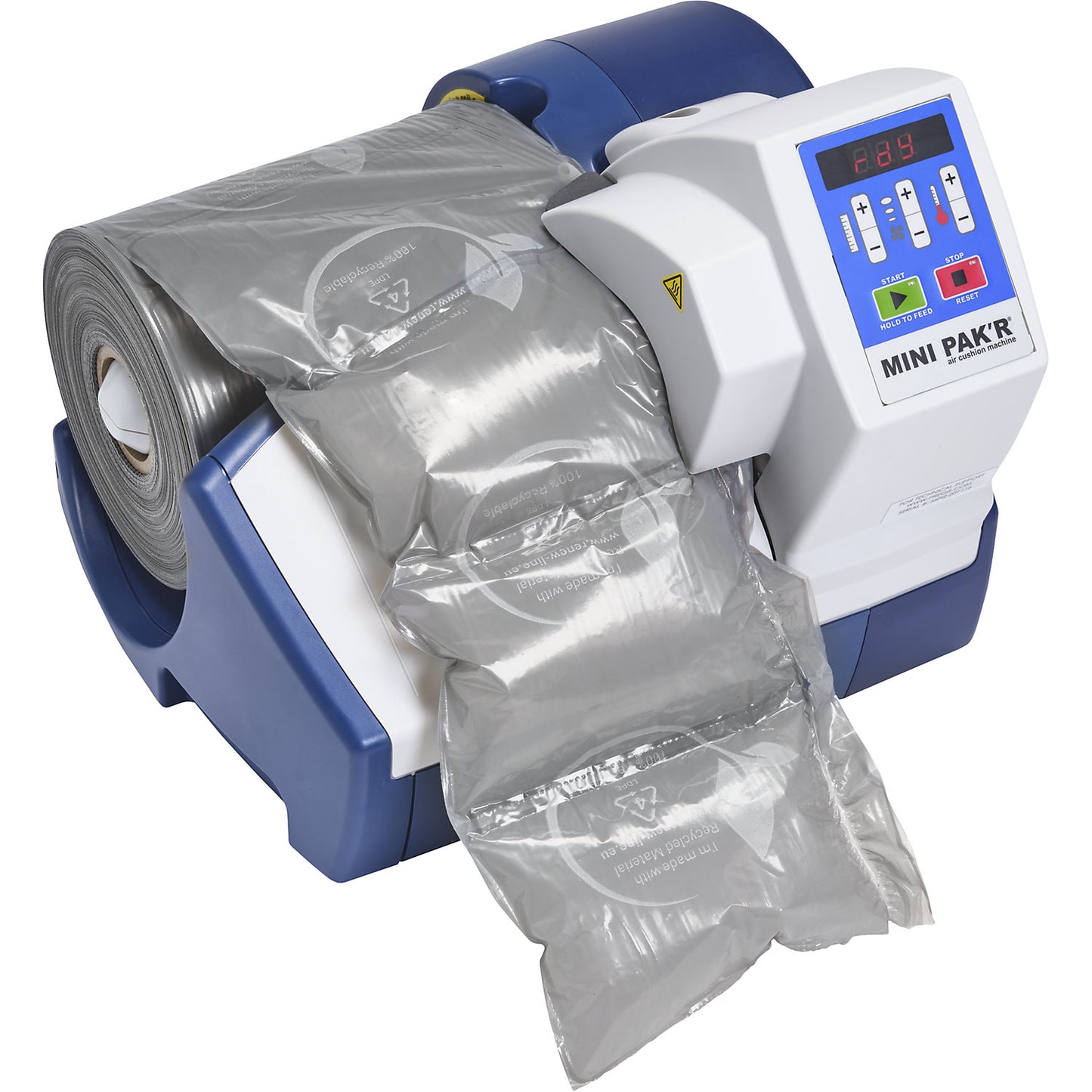 MINI PAK'R® V3 air cushion machine, LxWxH 360 x 370 x 300 mm, 230 V / 2.5 A, earthed.