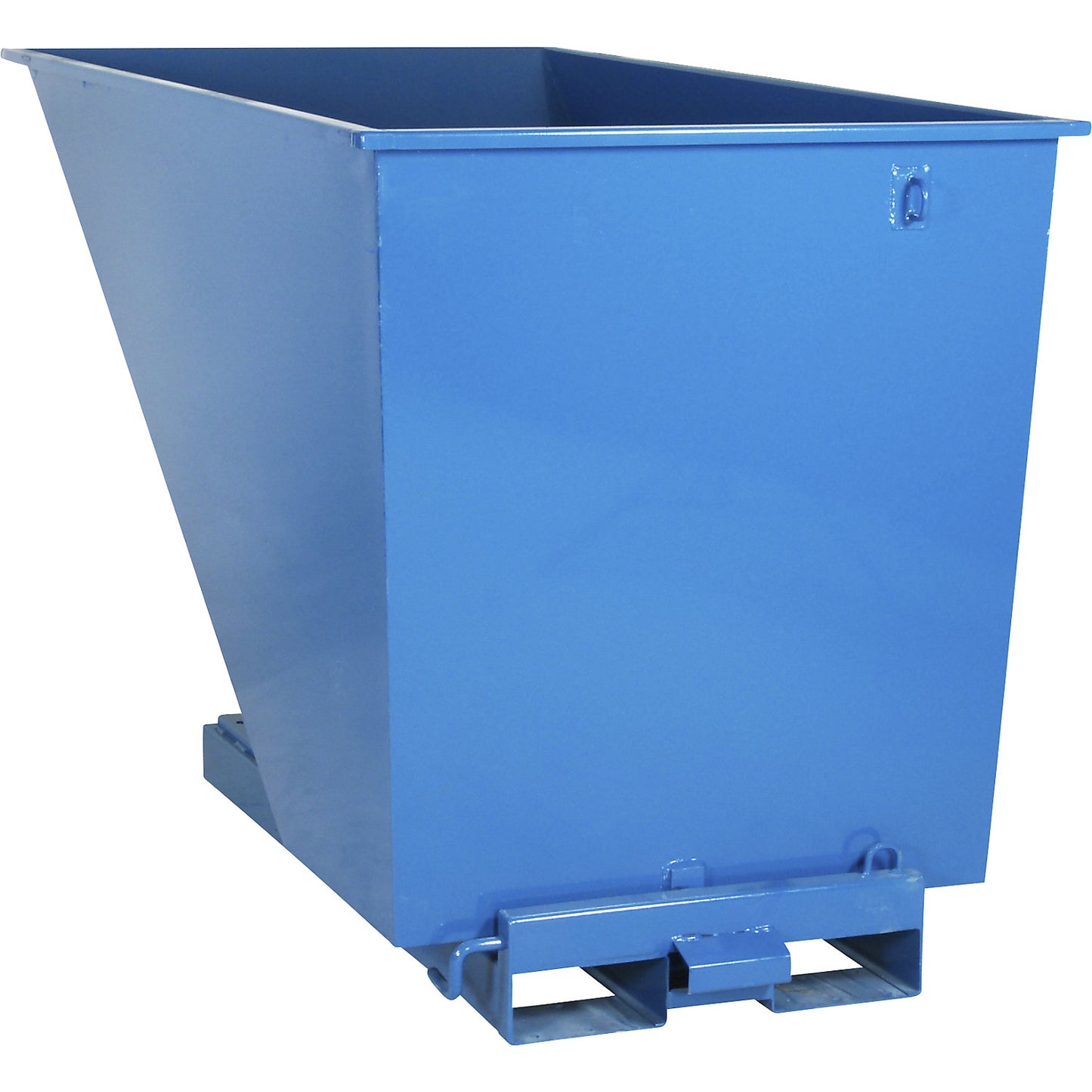 Tilting skip, blue, capacity 1600 l.
