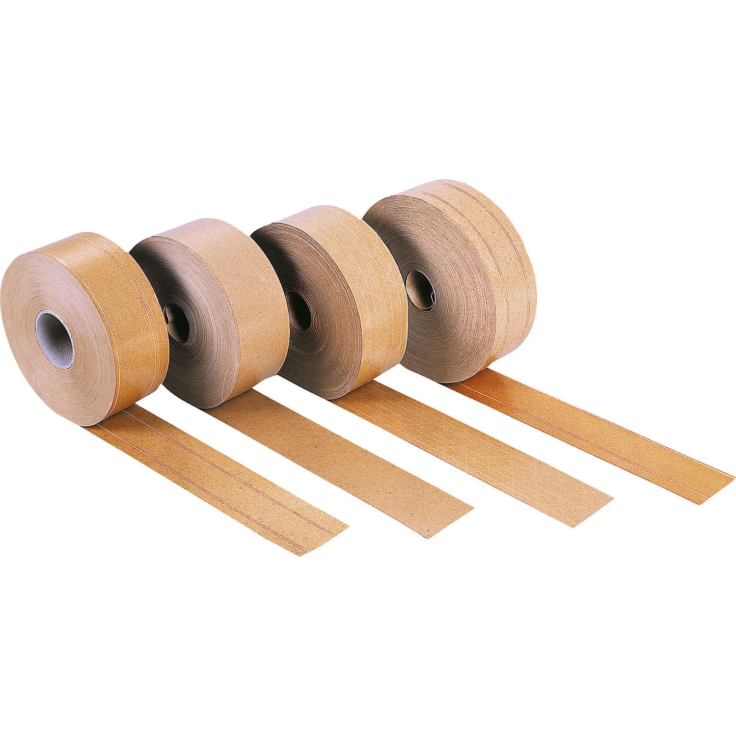Gummed tape, fibre-reinforced, tape width 70 mm, 75 g/m² paper weight, pack of 6.