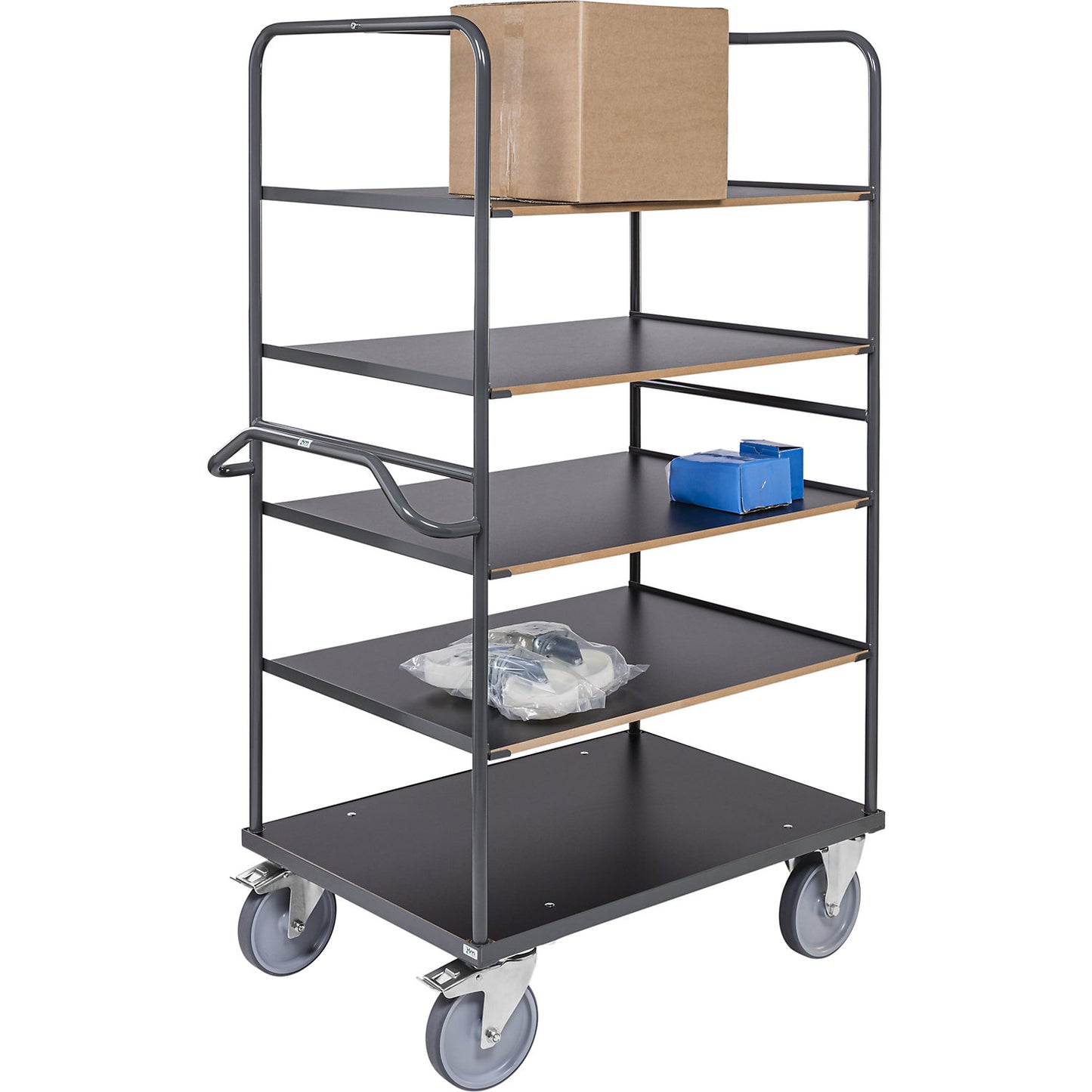 ERGO shelf truck, 5 shelves, LxW 1300 x 800 mm.