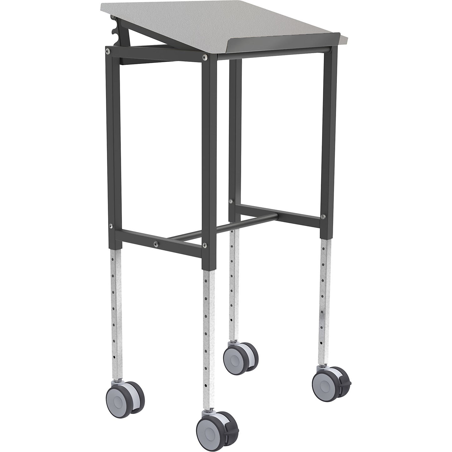 ERGO table trolley, LxWxH 600 x 400 x 720 mm, grey.