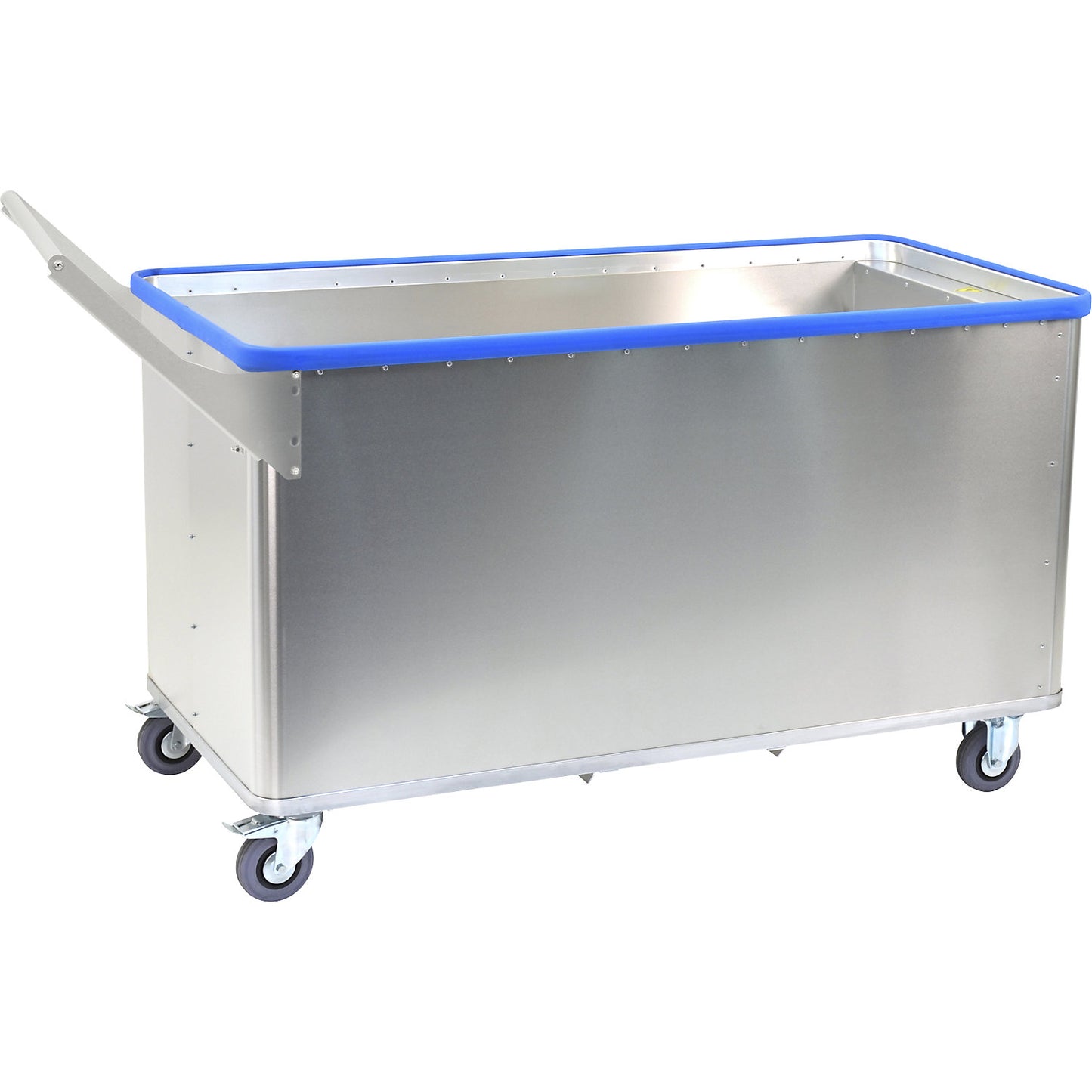 Spring loaded truck D, smooth finish, capacity 615 l, with Quick Grip.