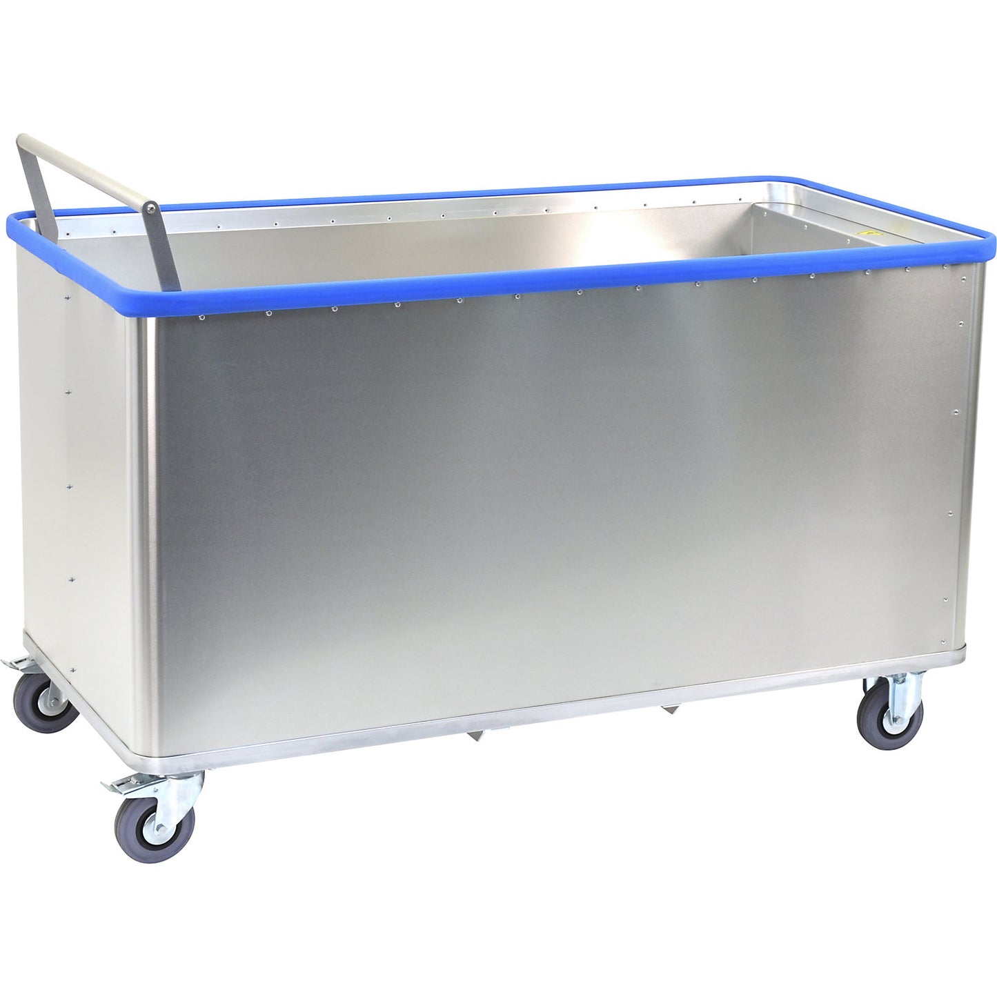 Spring loaded truck D, smooth finish, capacity 615 l, with Smart Grip.
