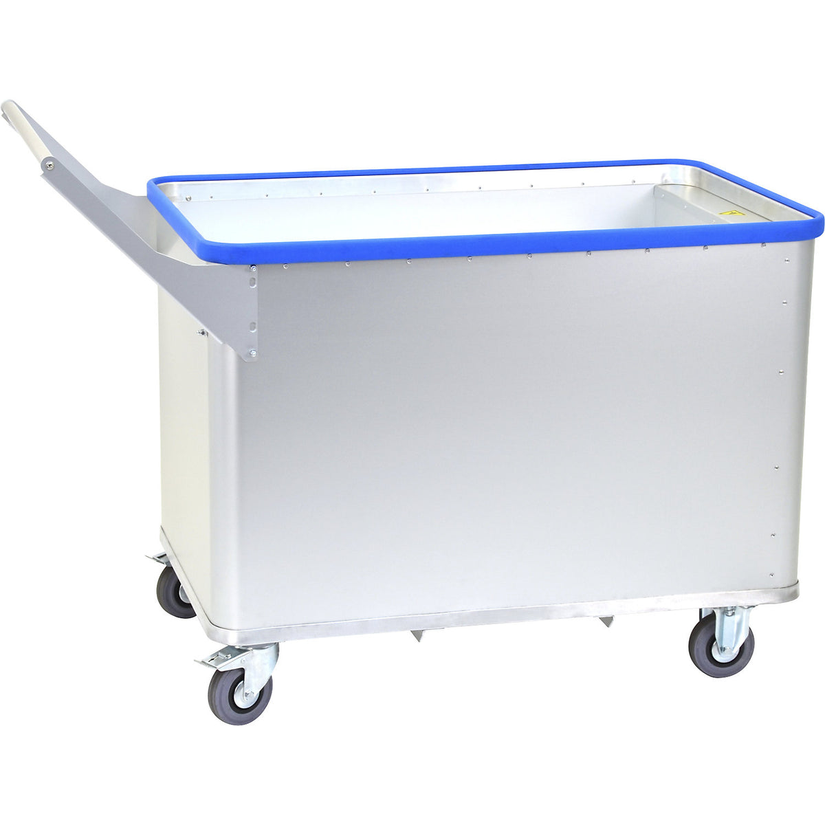 Spring loaded truck D, anodised finish, capacity 380 l, with Quick Grip.