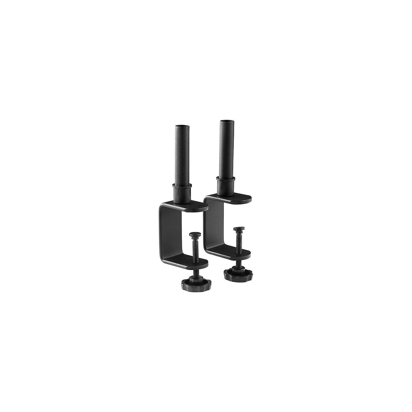 Clamp for Softline acoustic desk partition, pack of 2, white, 37 mm.