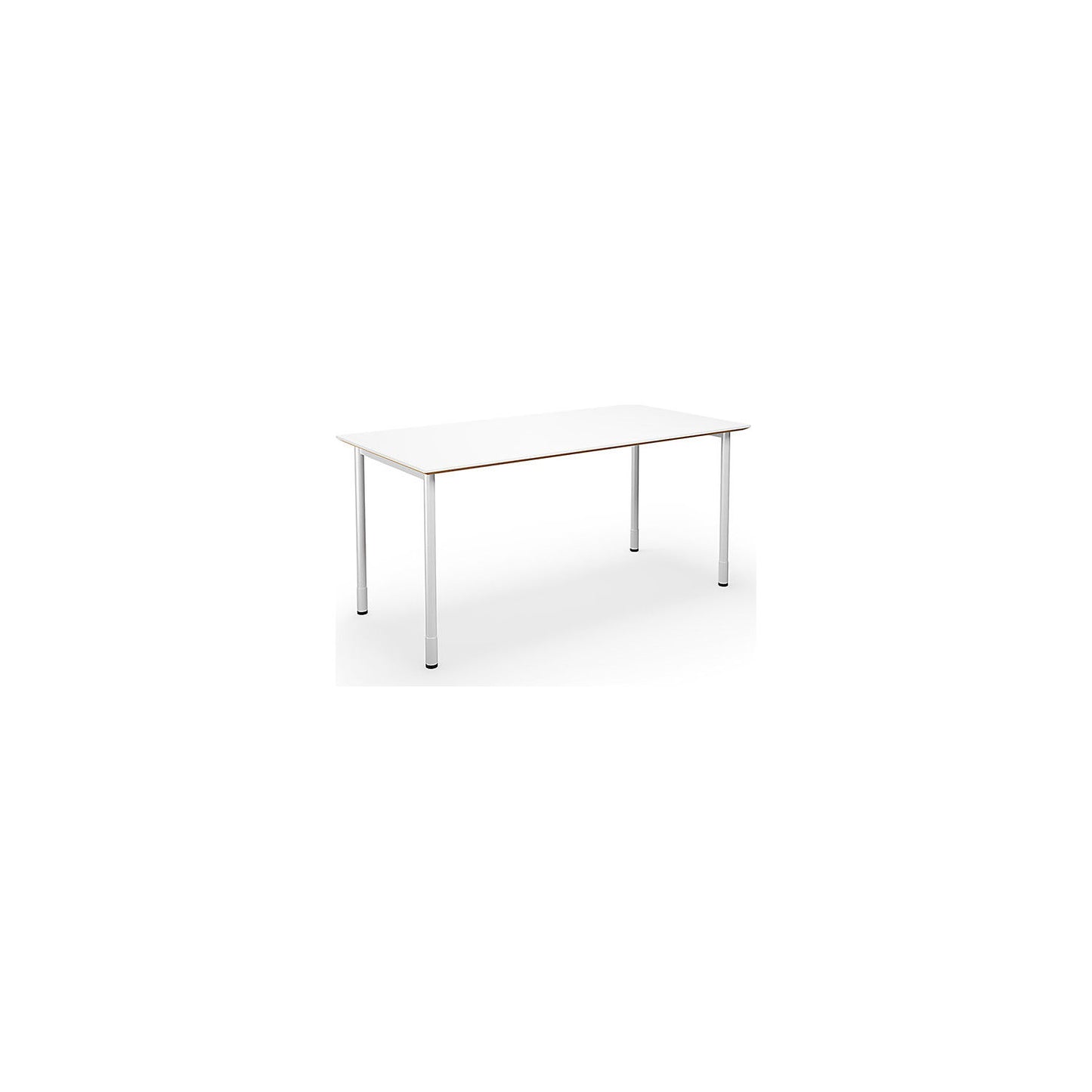 DUO-C Trend multi-purpose desk, straight tabletop, depth 800 mm, width 1400 mm, white / white.
